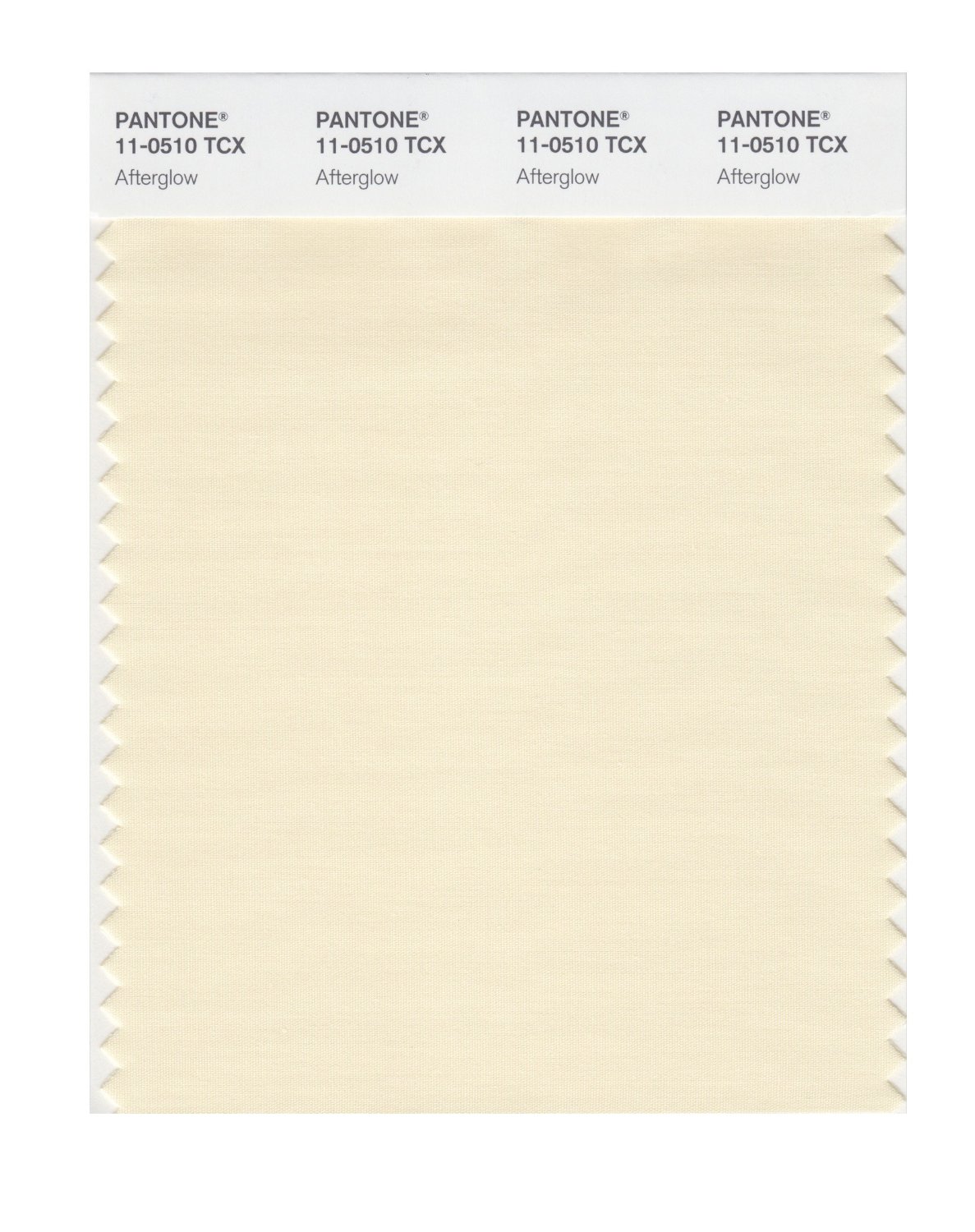 Pantone Cotton Swatch 11-0510 Afterglow