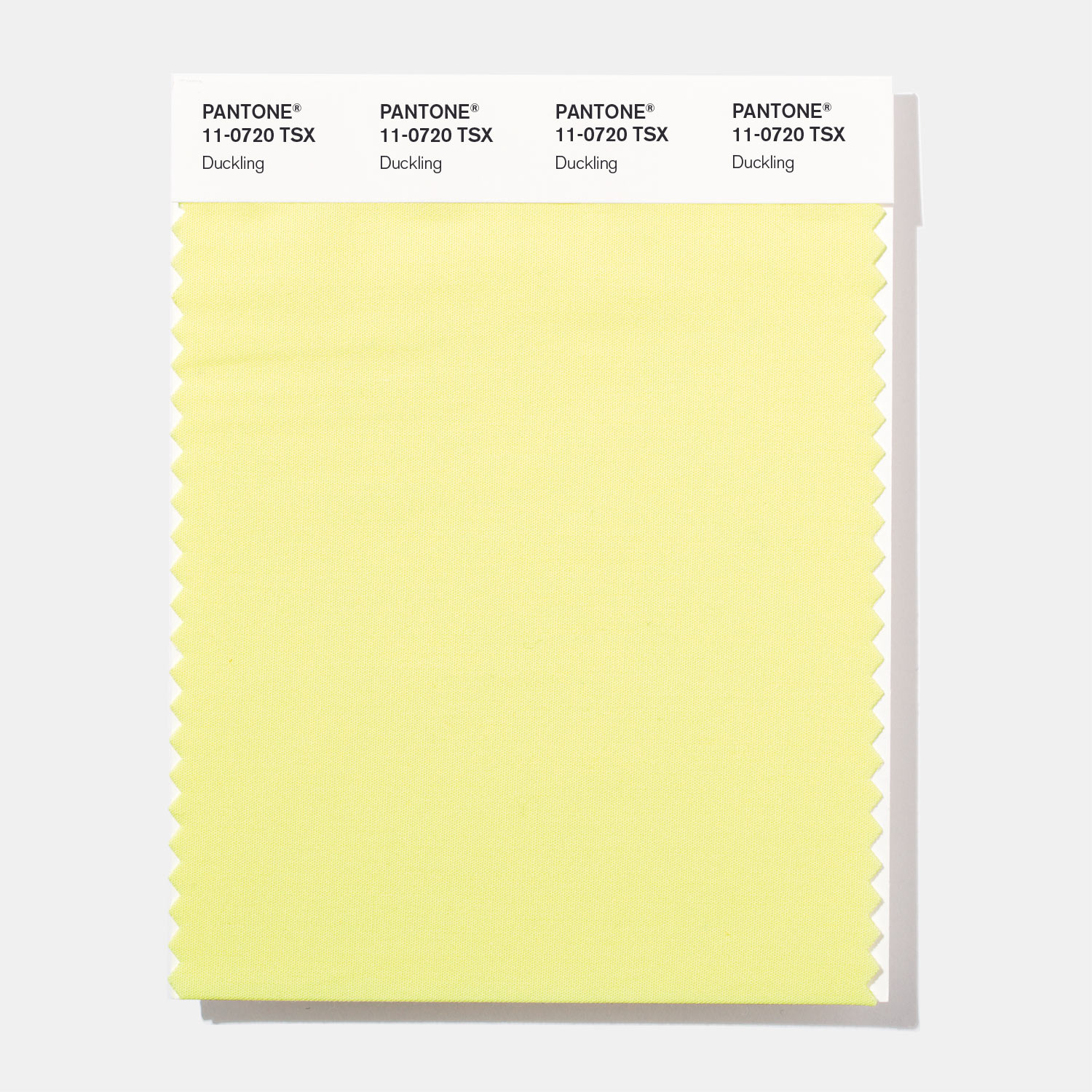 Pantone Polyester Swatch 11-0720 Duckling