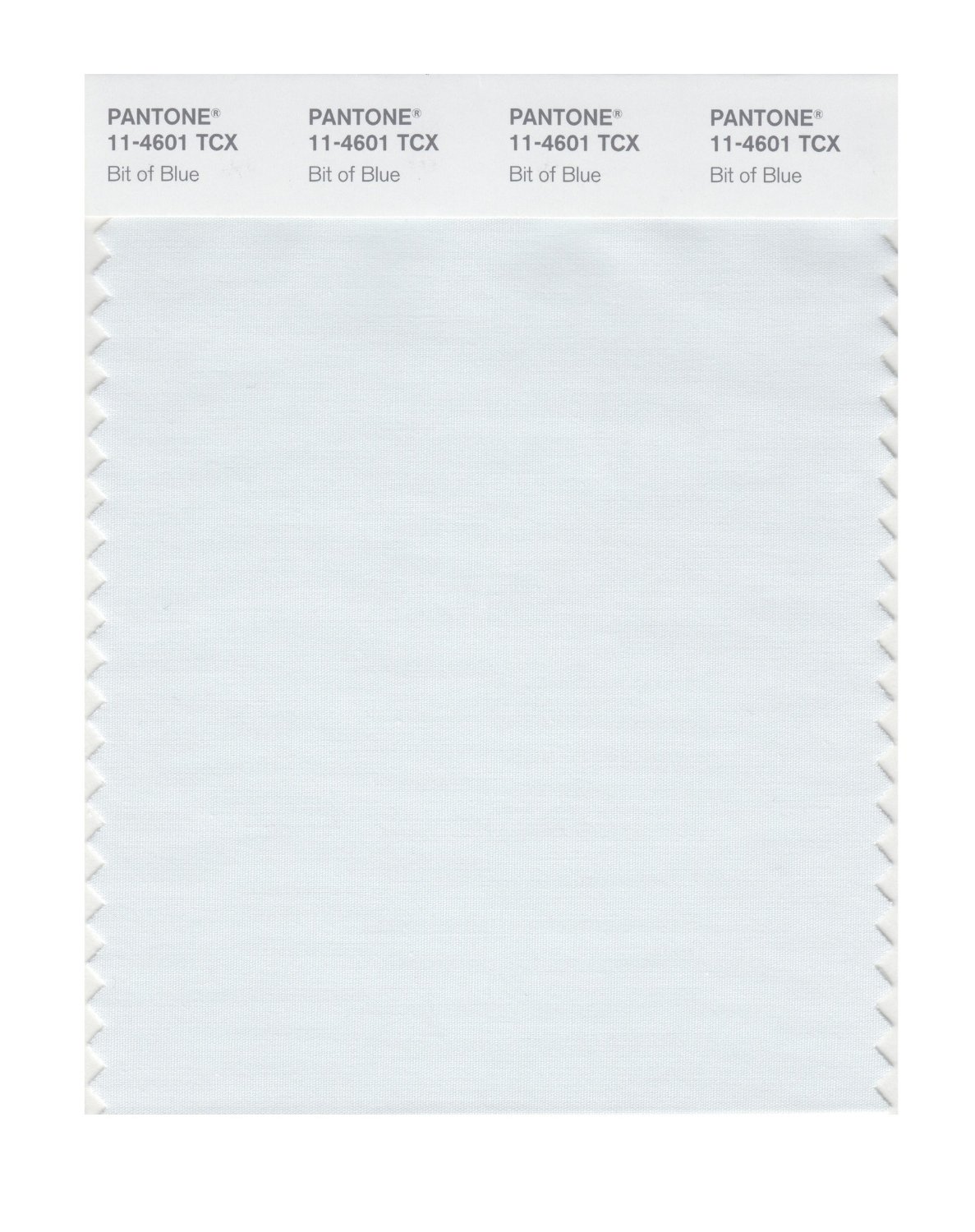 Pantone Cotton Swatch 11-4601 Bit Of Blue