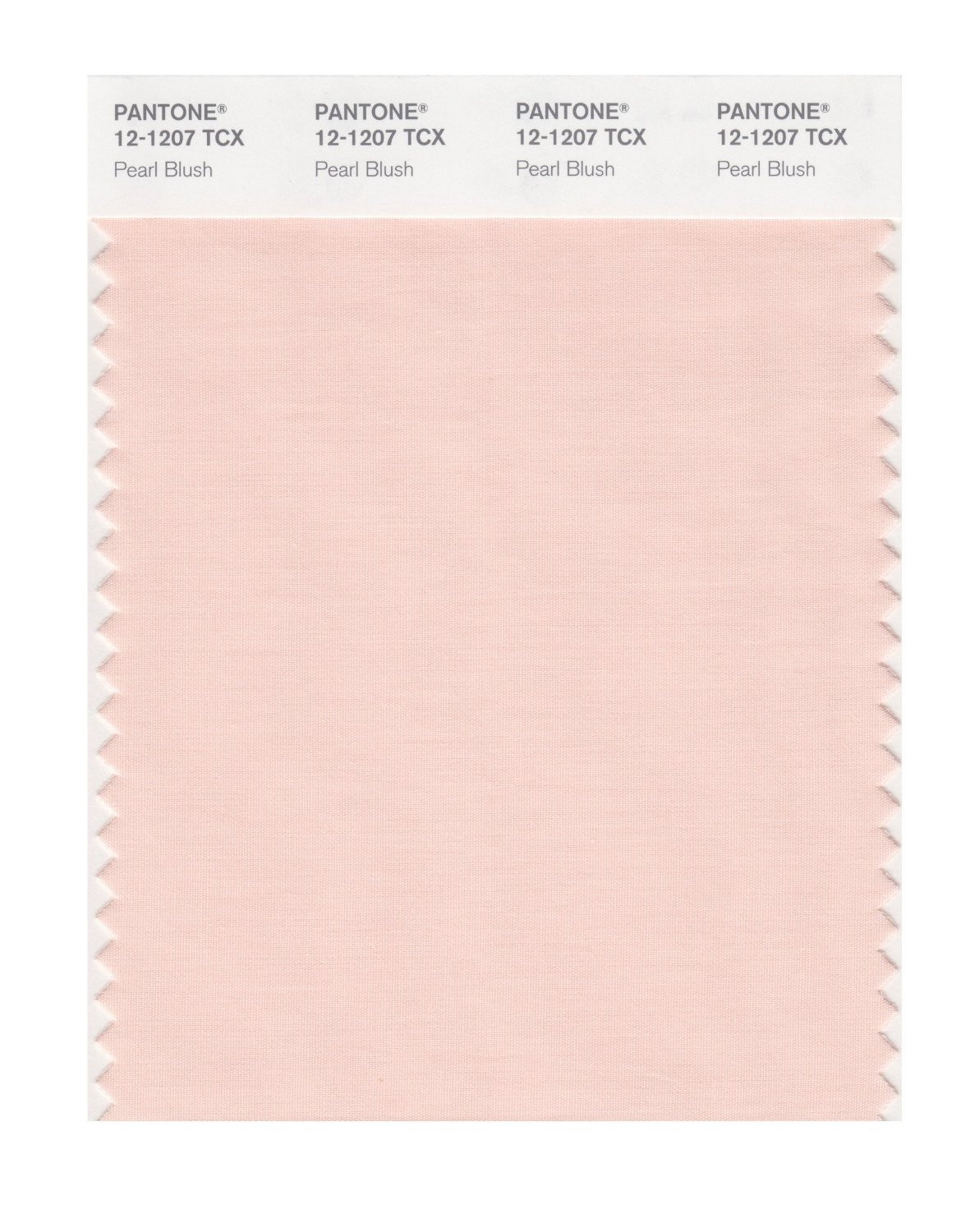 Pantone Cotton Swatch 12-1207 Pearlblush