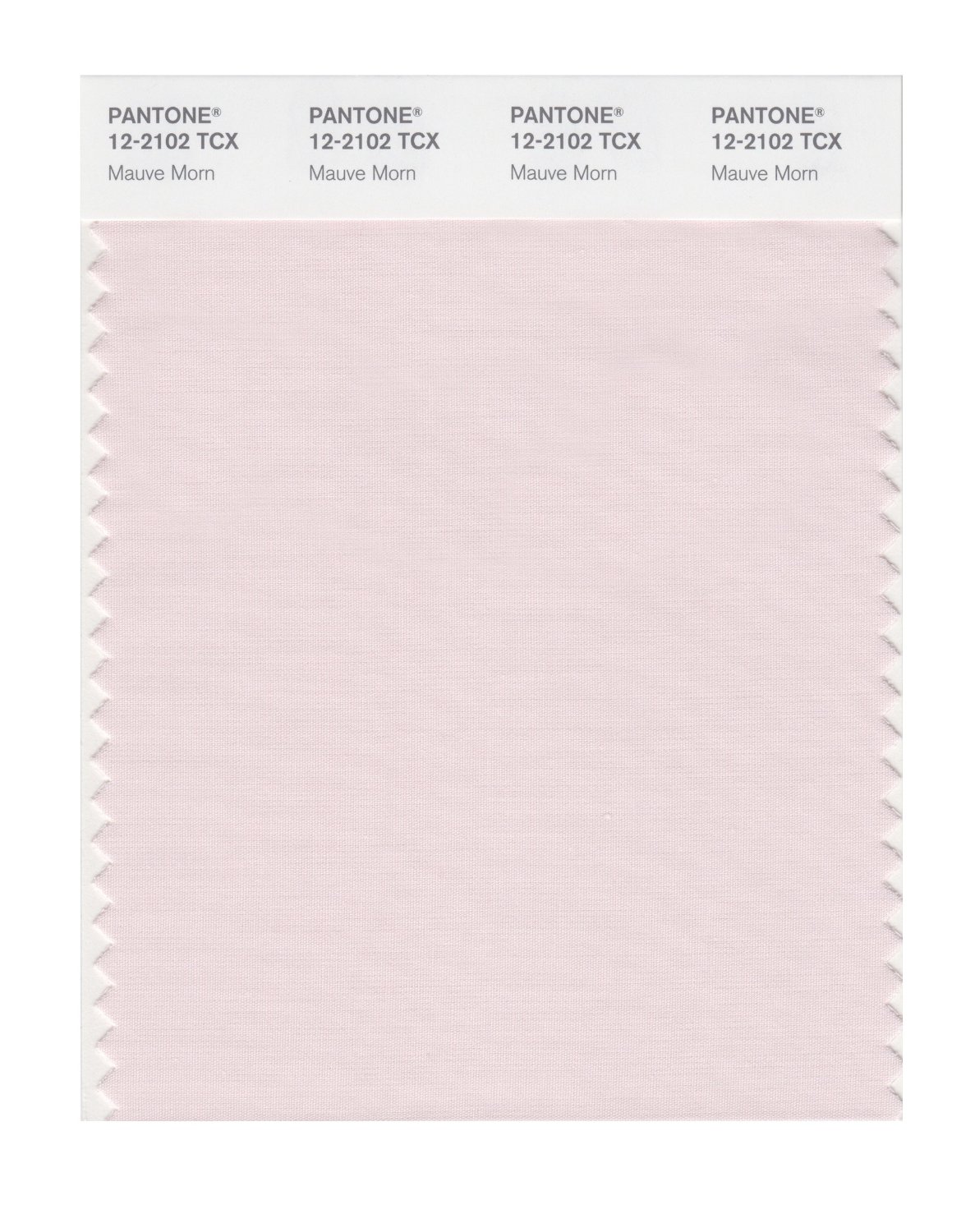 Pantone Cotton Swatch 12-2102 Mauve Morn