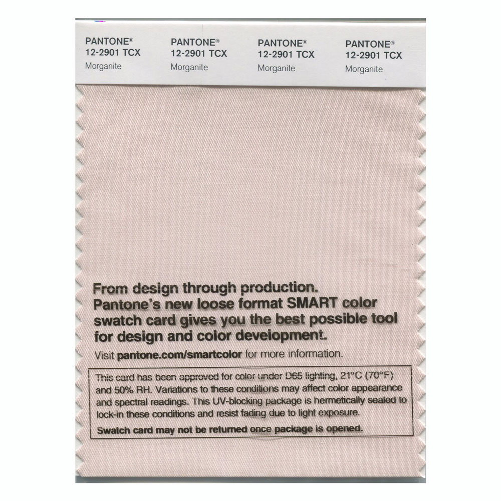 Pantone Cotton Swatch 12-2901 Morganite