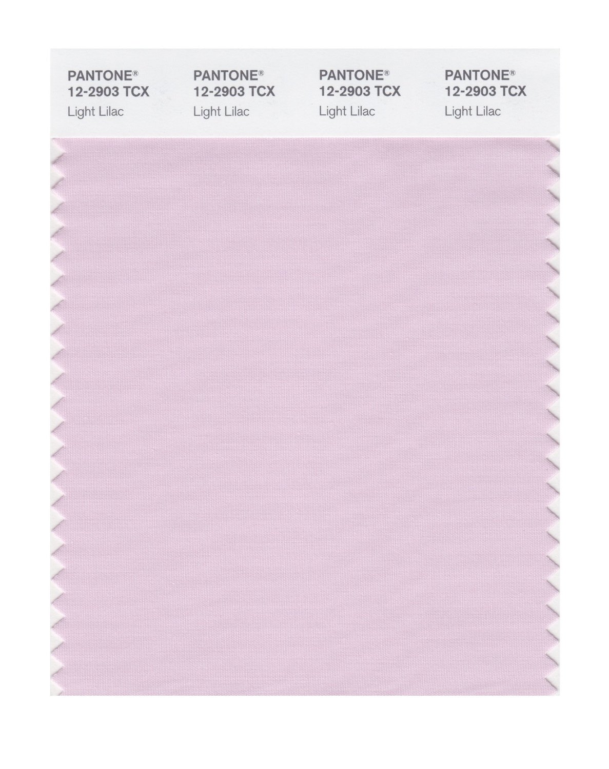 Pantone Cotton Swatch 12-2903 Light Lilac