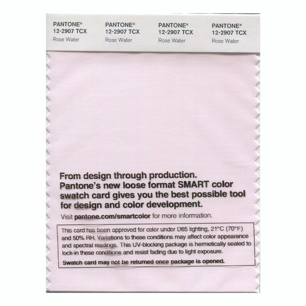 Pantone Swatch 12-2907 Pink Marshmallow