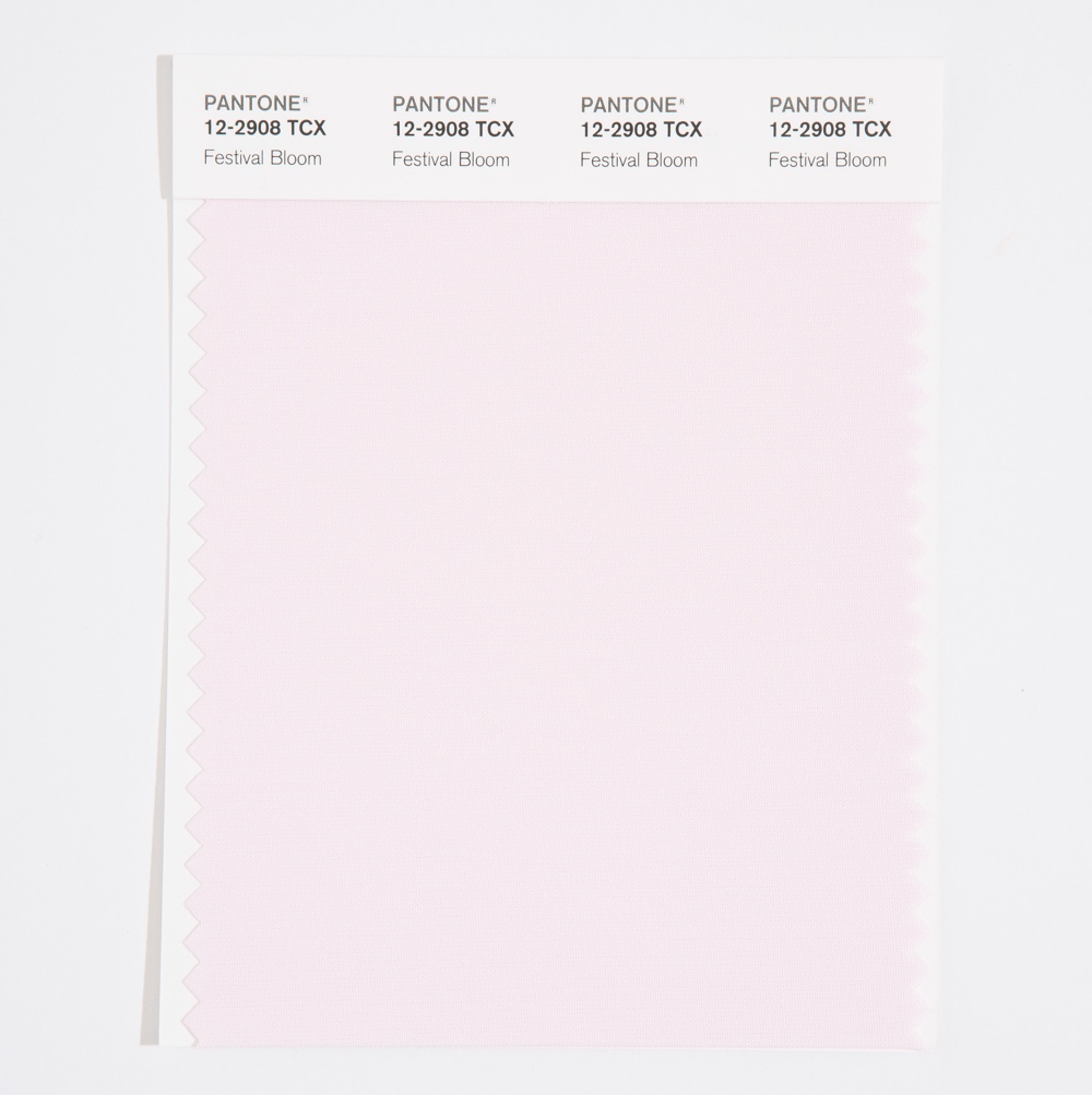 Pantone Cotton Swatch 12-2908 Festival Bloom