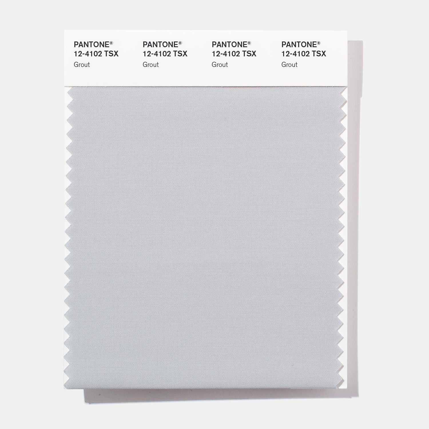Pantone Polyester Swatch 12-4102 Grout
