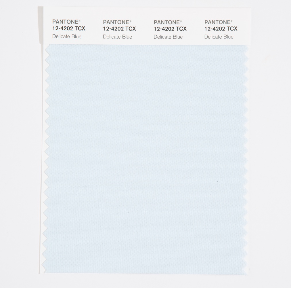 Pantone Cotton Swatch 12-4202 Delicate Blue