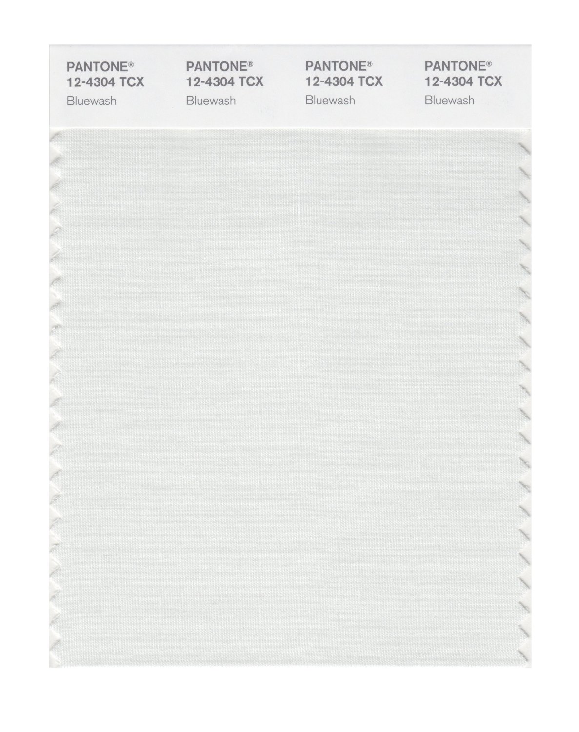 Pantone Cotton Swatch 12-4304 Bluewash