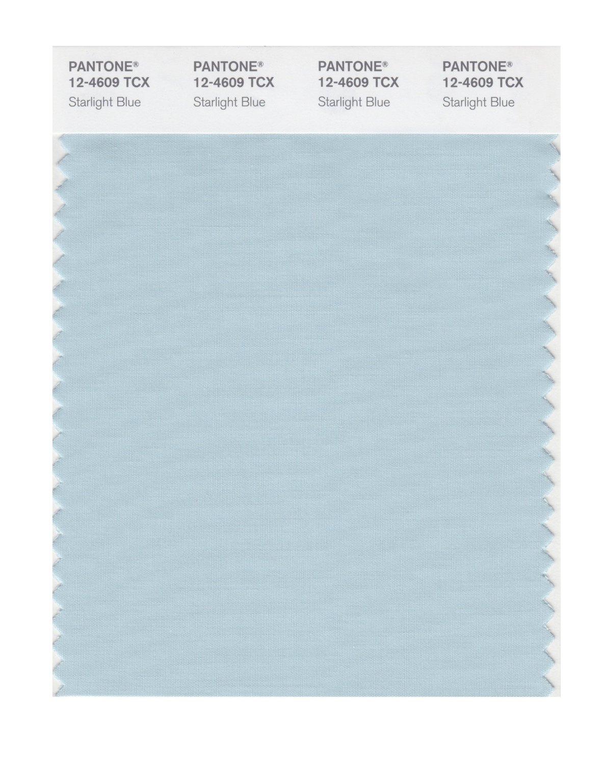 Pantone Cotton Swatch 12-4609 Starlight Blue