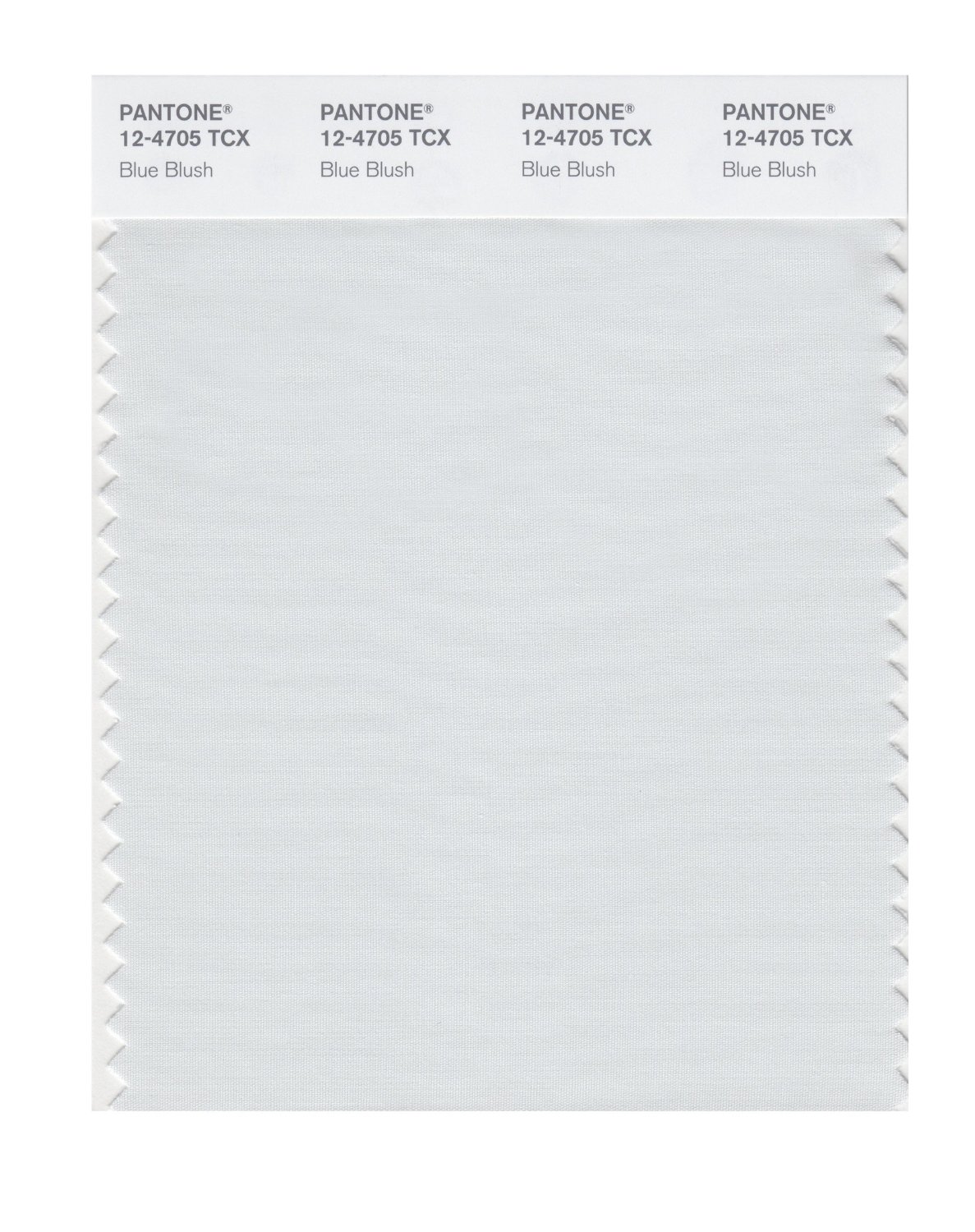 Pantone Cotton Swatch 12-4705 Blue Blush