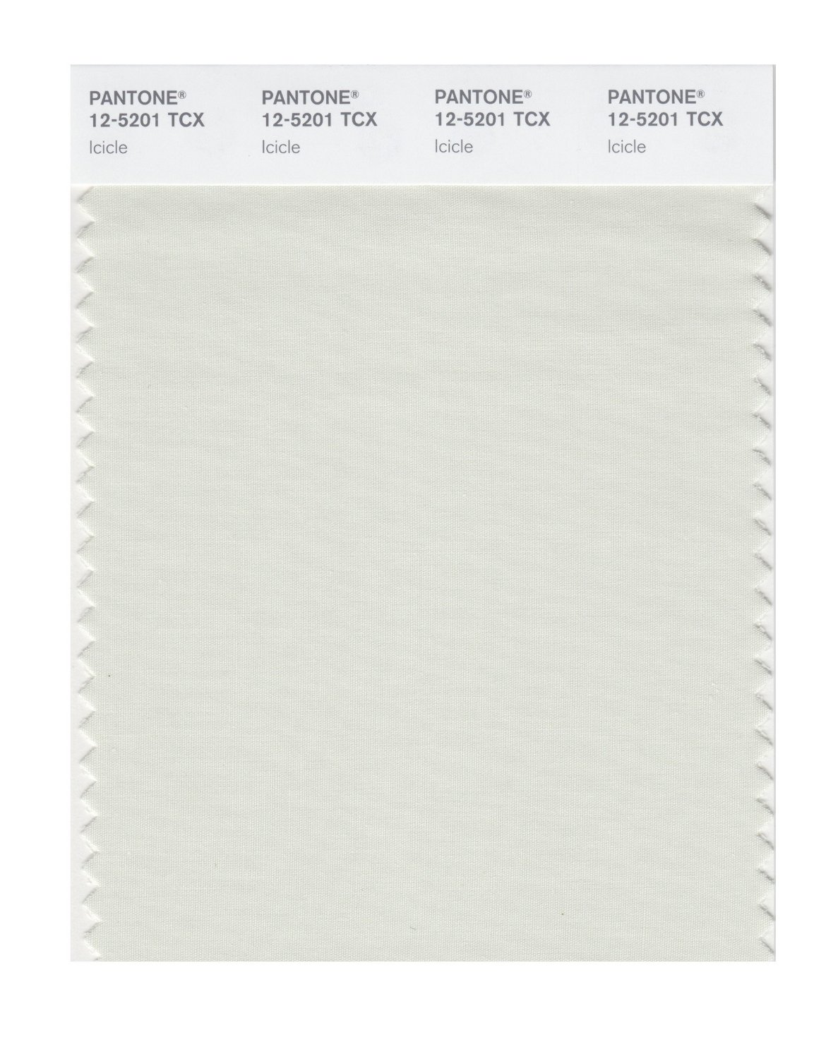 Pantone Cotton Swatch 12-5201 Icicle