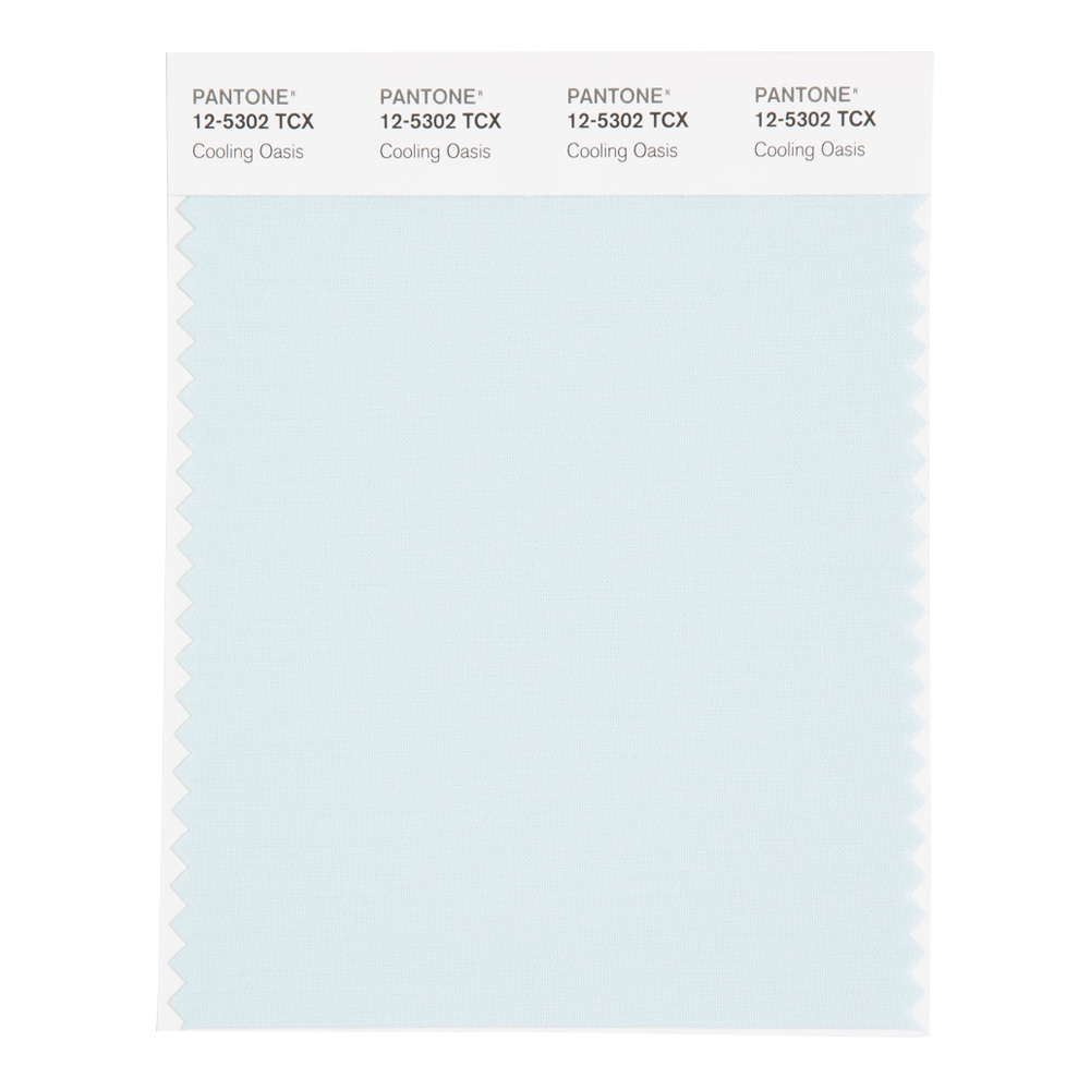 Pantone Cotton Swatch 12-5302 Cooling Oasis