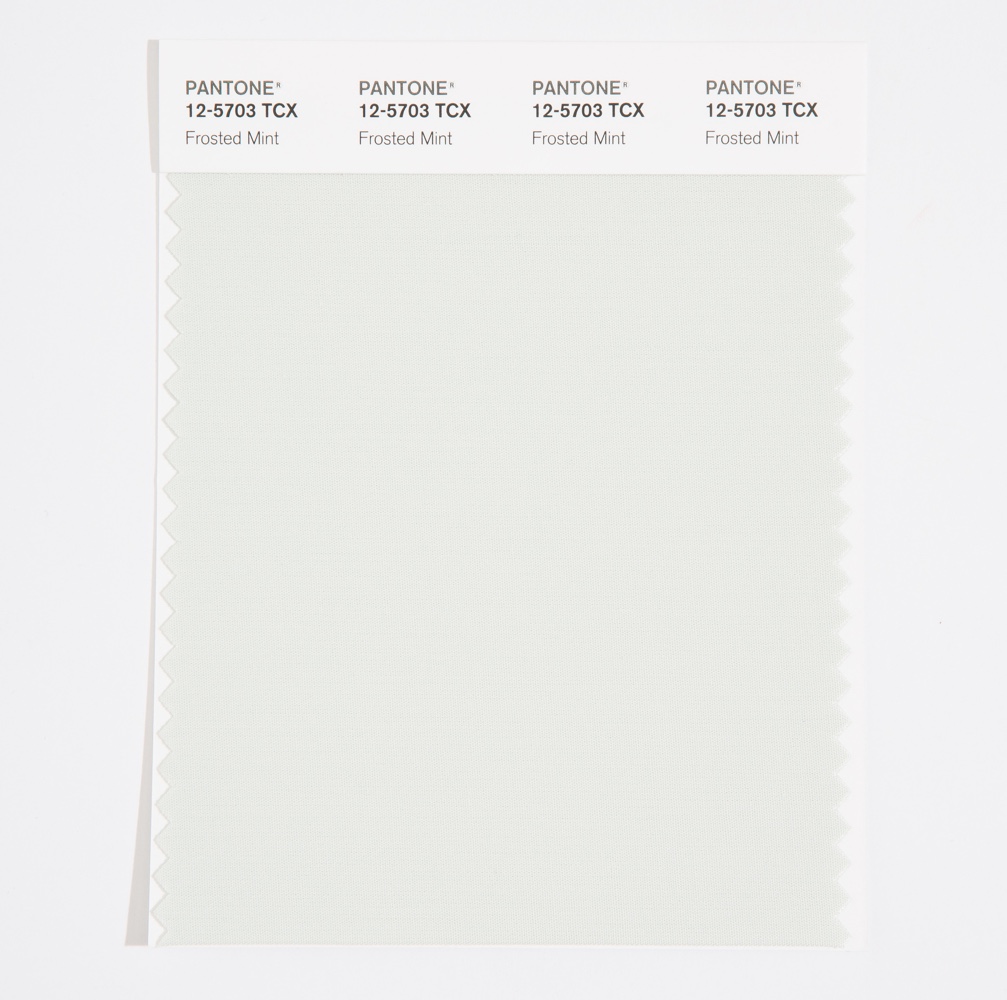 Pantone Cotton Swatch 12-5703 Frosted Mint