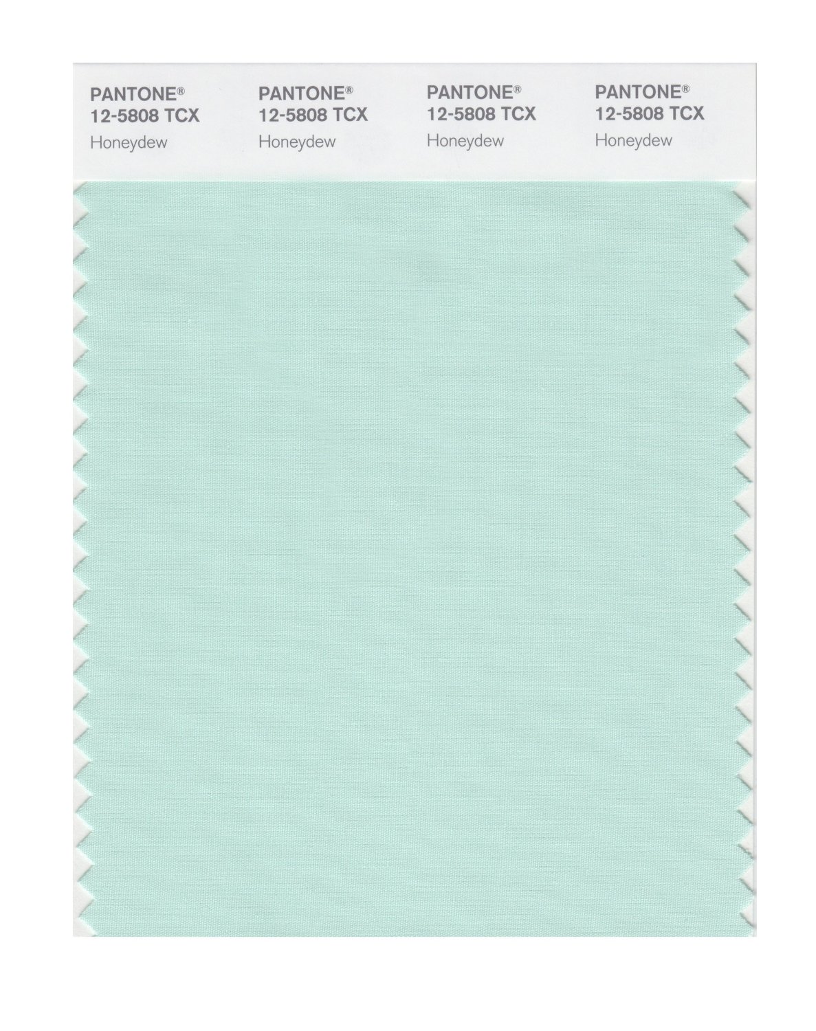 Pantone Cotton Swatch 12-5808 Honeydew