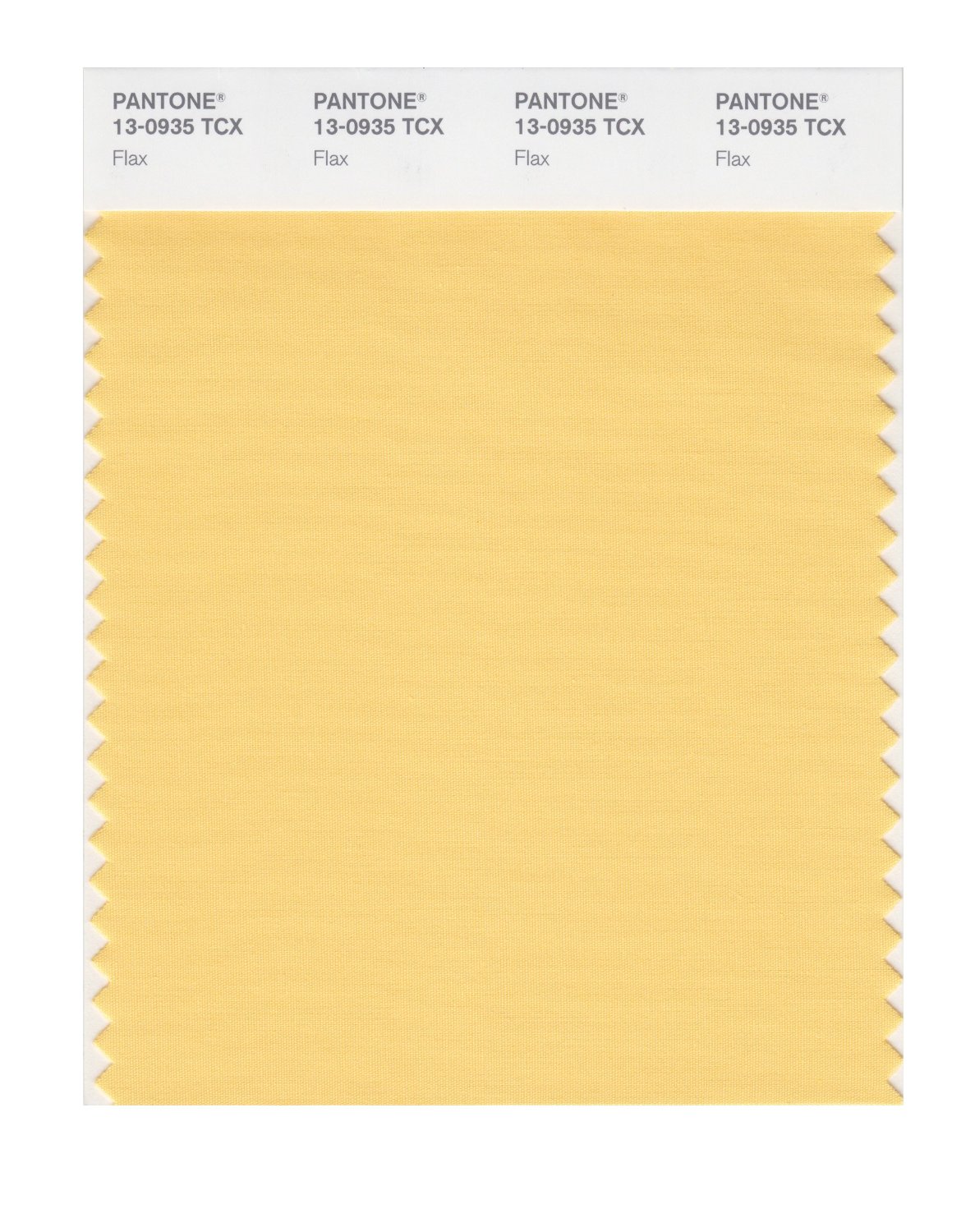 Pantone Cotton Swatch 13-0935 Flax