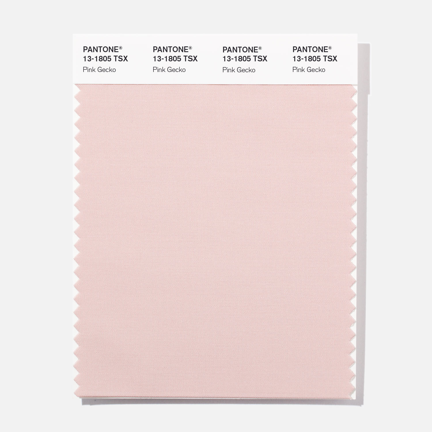 Pantone Polyester Swatch 13-1805 Pink Gecko