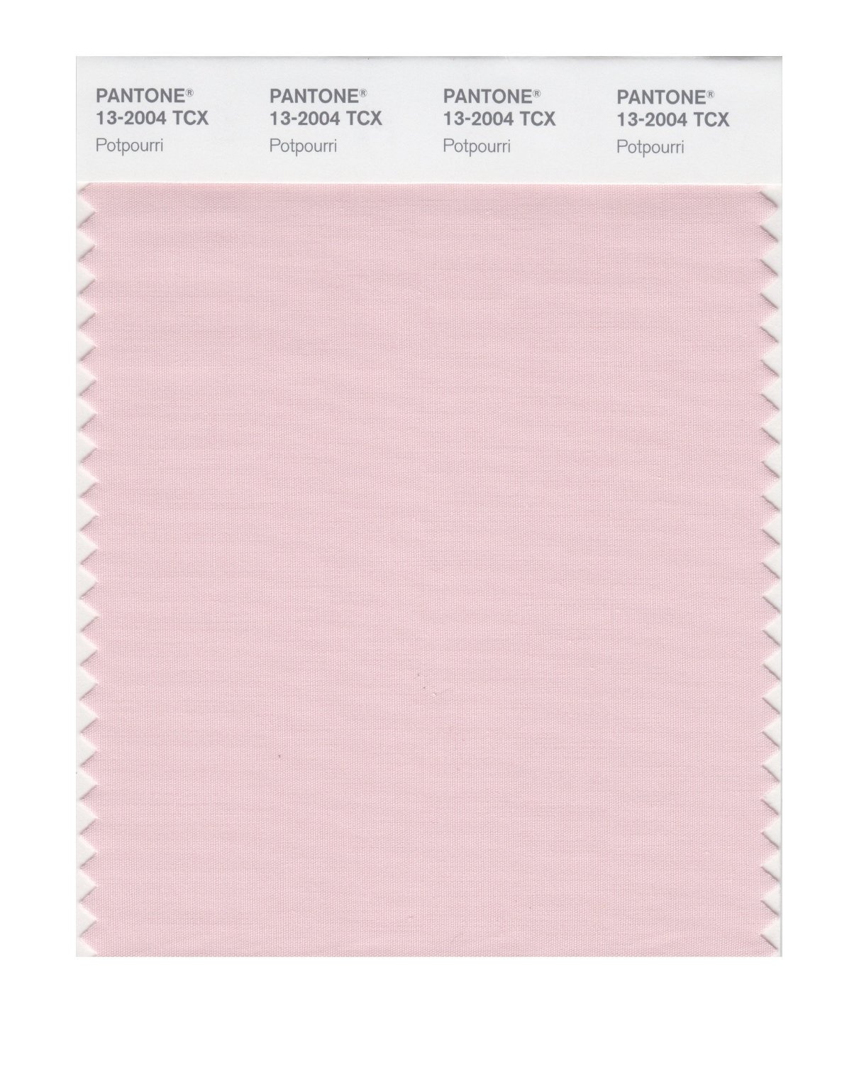 Pantone Cotton Swatch 13-2004 Potpourri