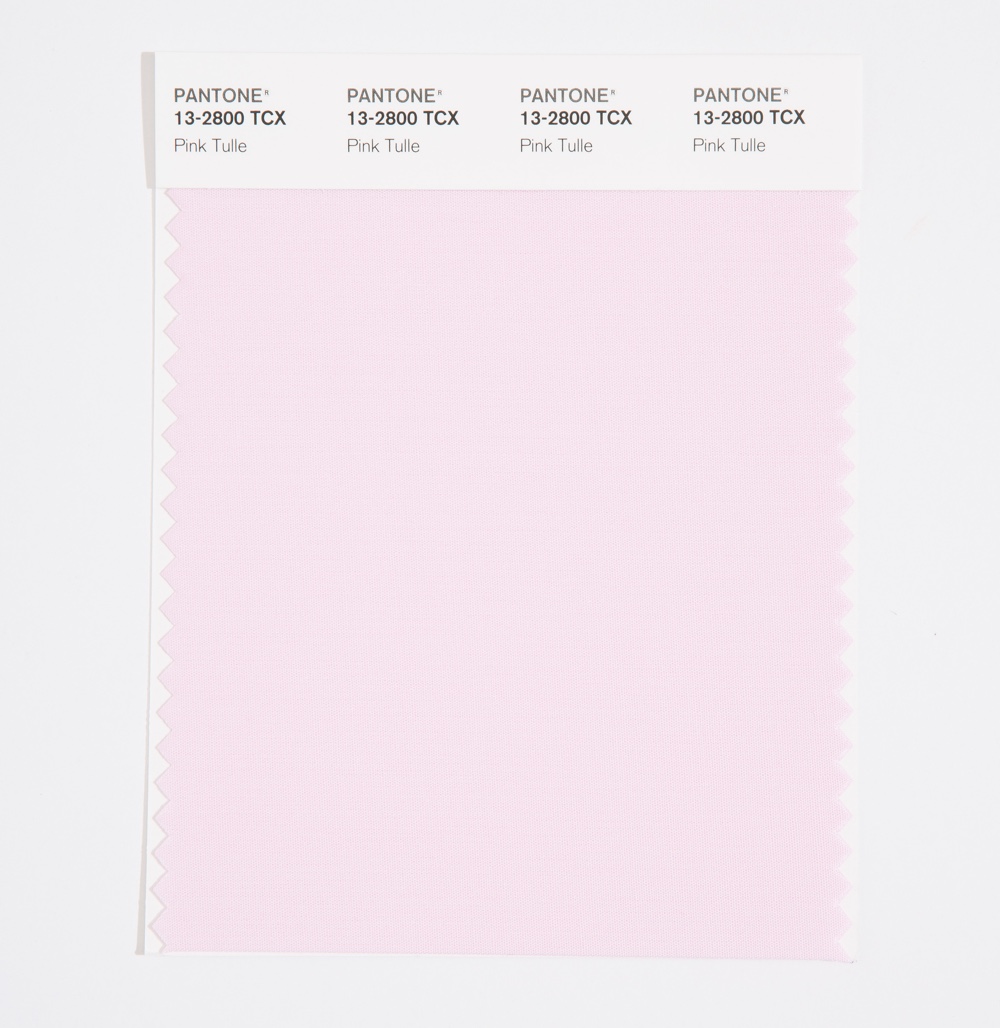 Pantone Cotton Swatch 13-2800 Pink Tulle