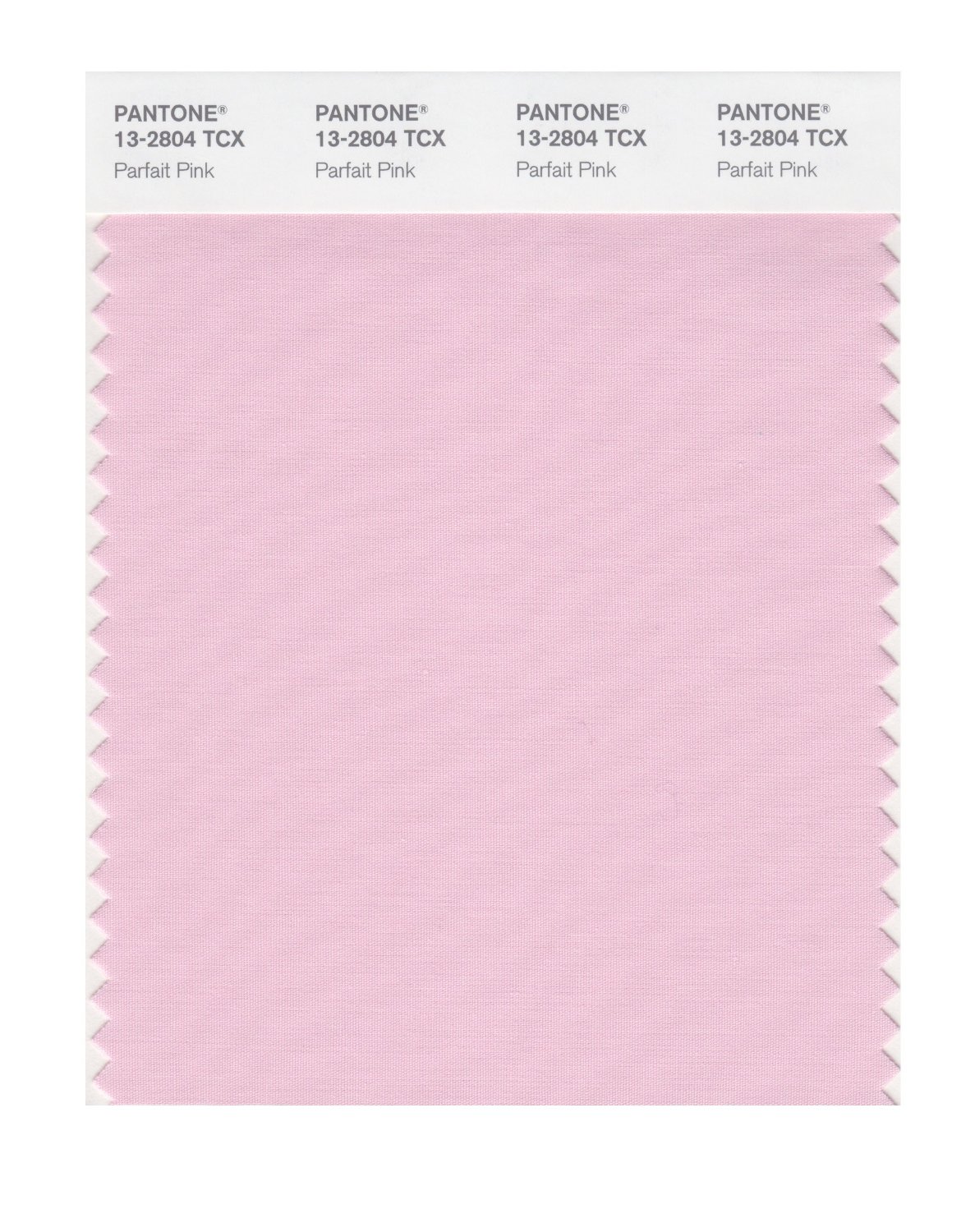 Pantone Cotton Swatch 13-2804 Parfait Pink