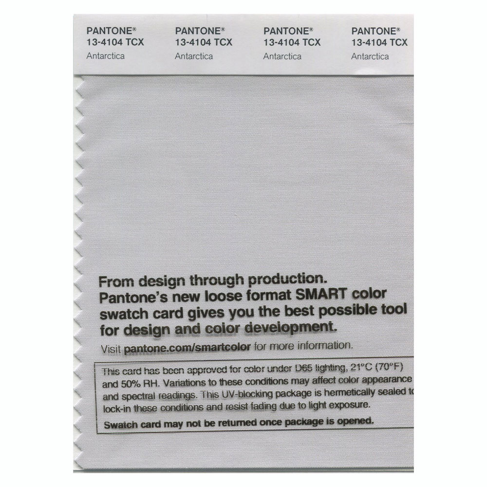 Pantone Cotton Swatch 13-4104 Antarctica