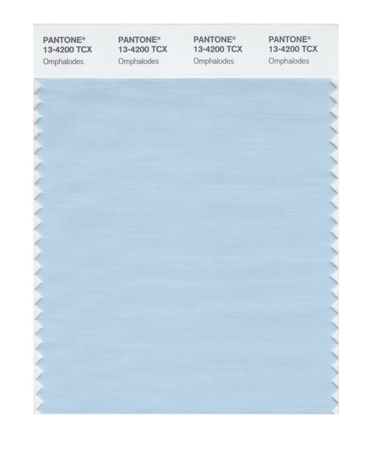 Pantone Cotton Swatch 13-4200 Omphalodes