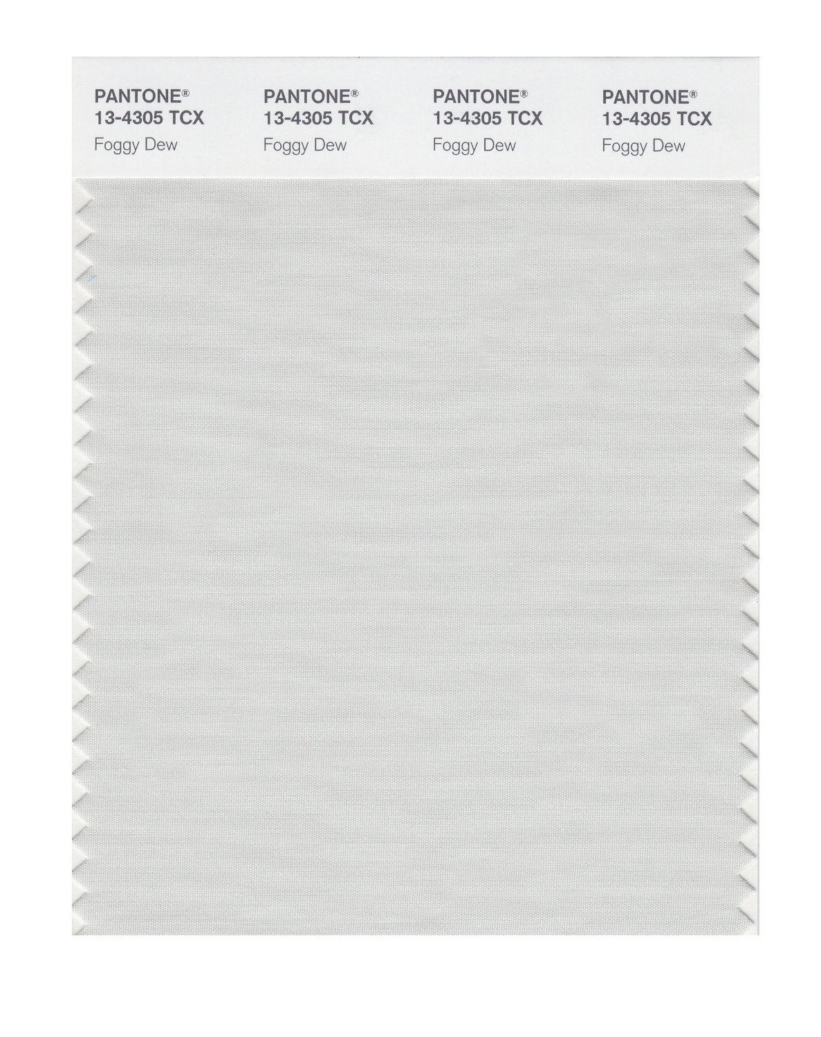 Pantone Cotton Swatch 13-4305 Foggy Dew