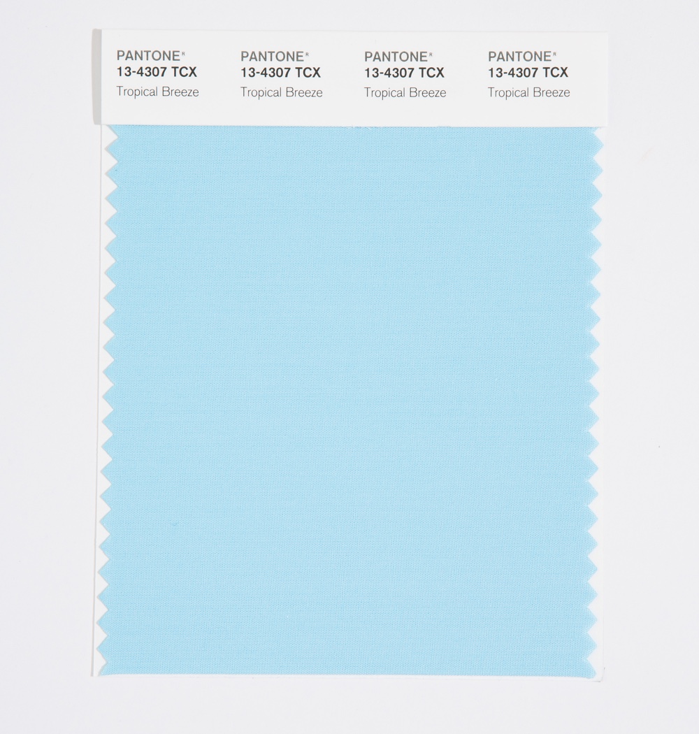 Pantone Cotton Swatch 13-4307 Tropical Breeze