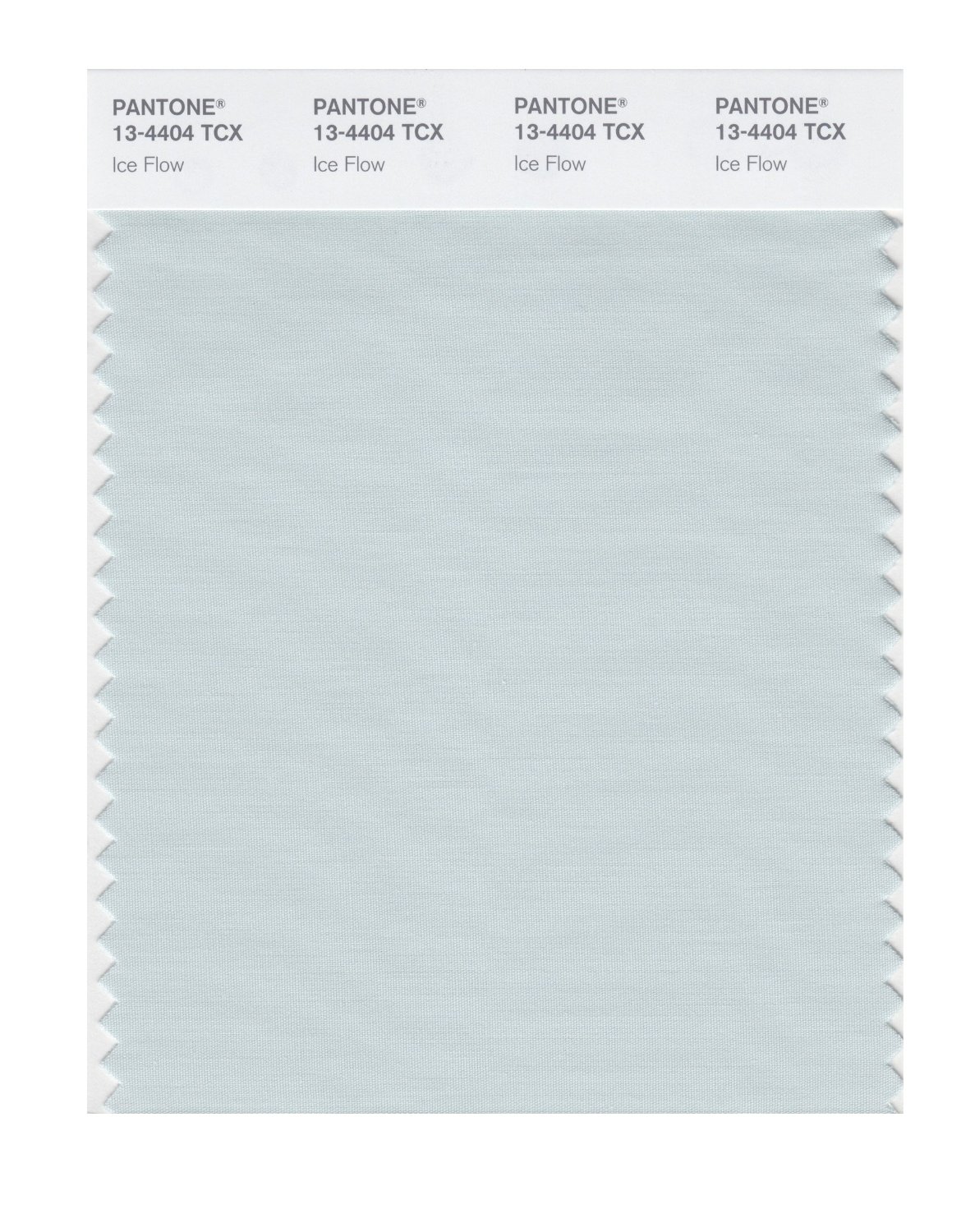 Pantone Cotton Swatch 13-4404 Ice Flow