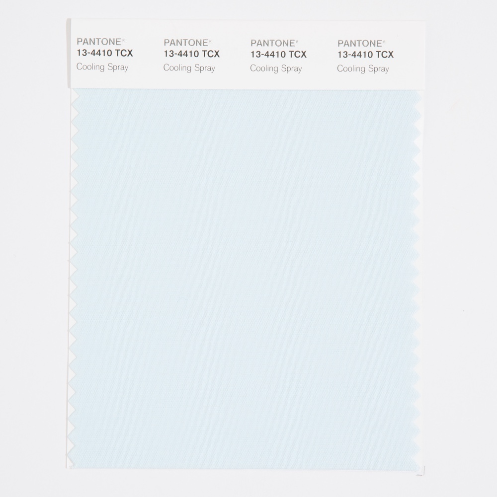 Pantone Cotton Swatch 13-4410 Cooling Spray