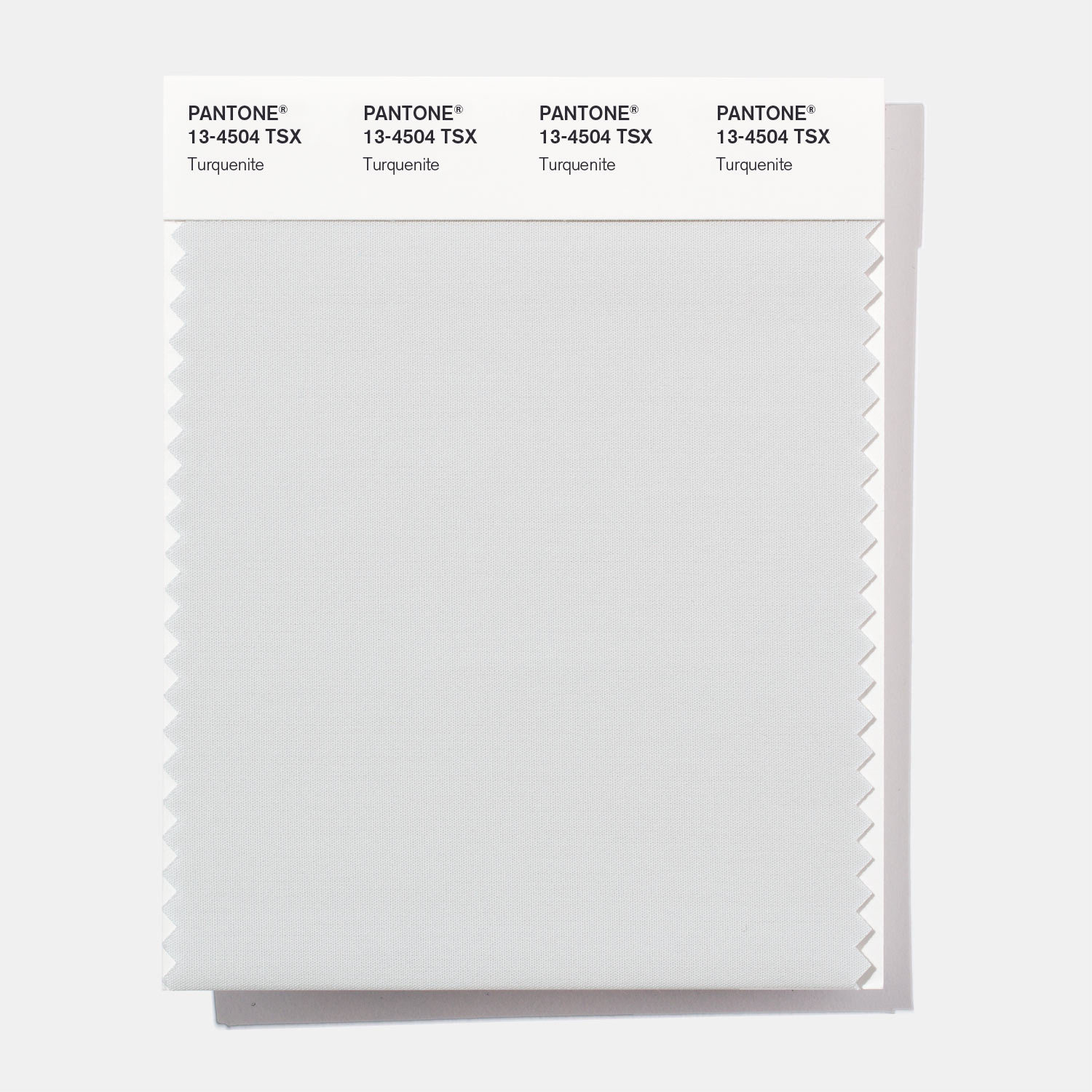 Pantone Polyester Swatch 13-4504 Turquenite