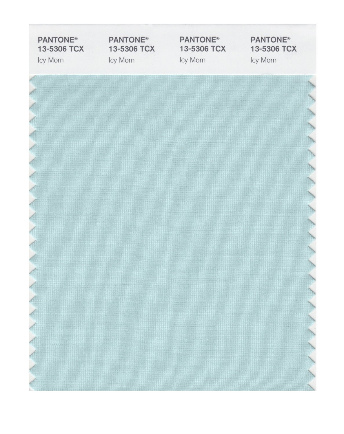 Pantone Cotton Swatch 13-5306 Icy Morn