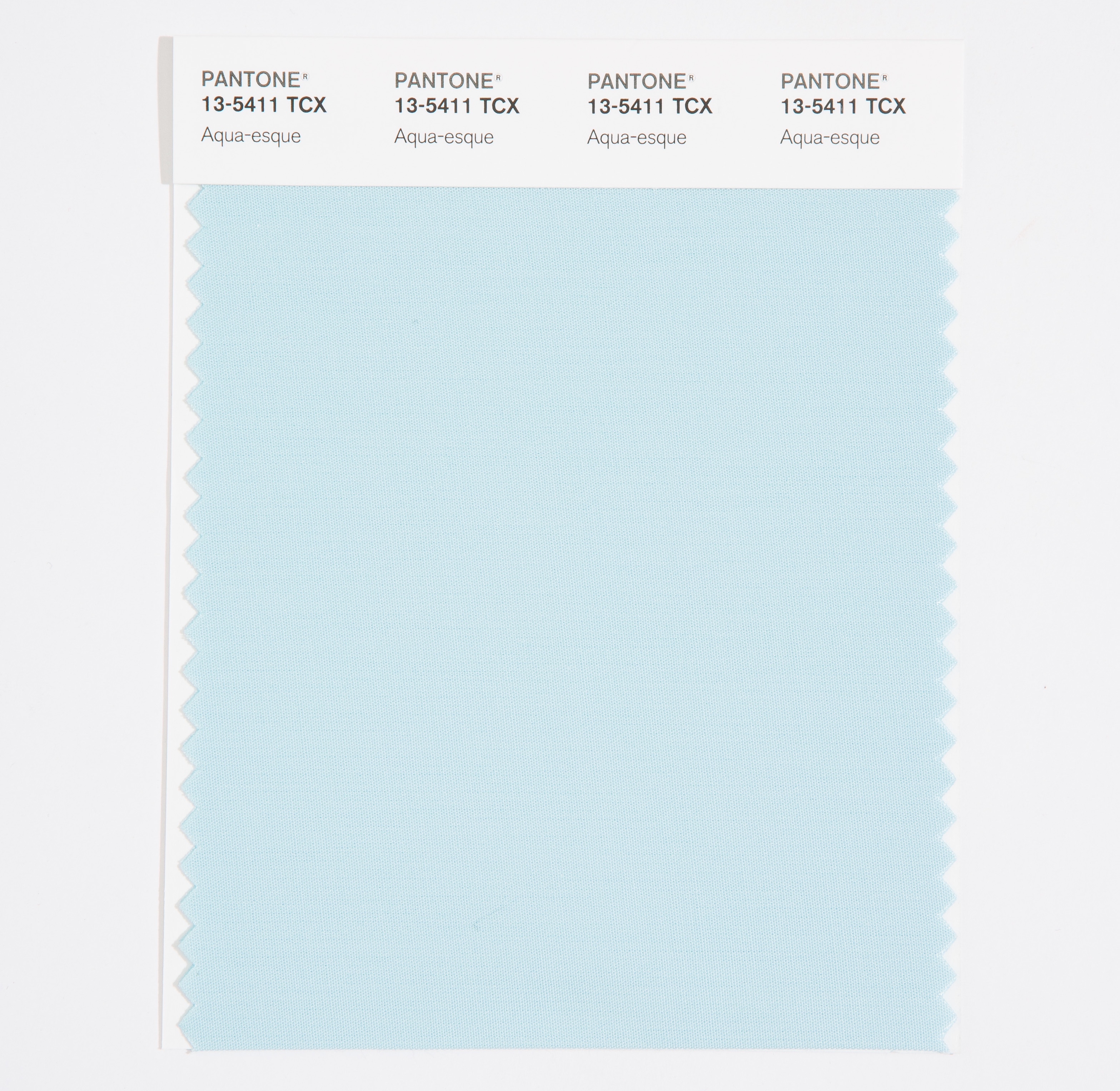 Pantone Cotton Swatch 13-5411 Aqua-esque