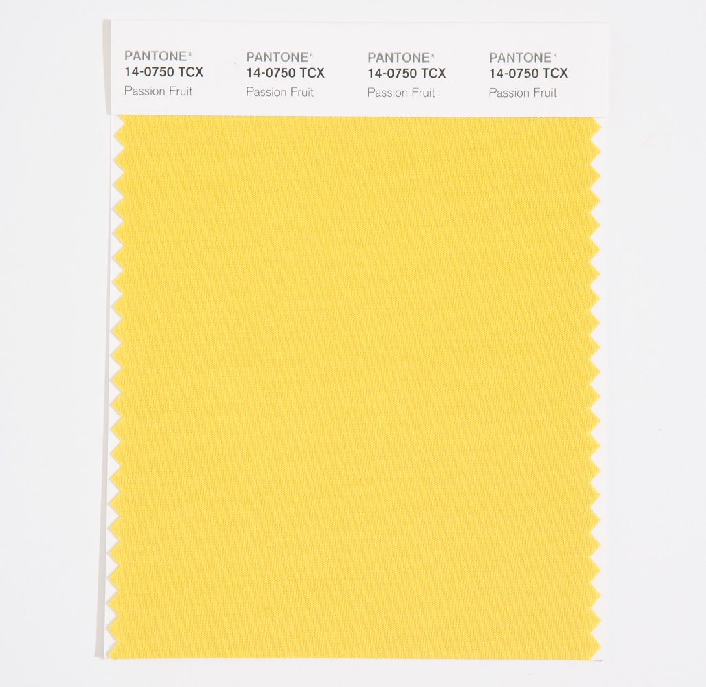 Pantone Cotton Swatch 14-0750 Passion Fruit