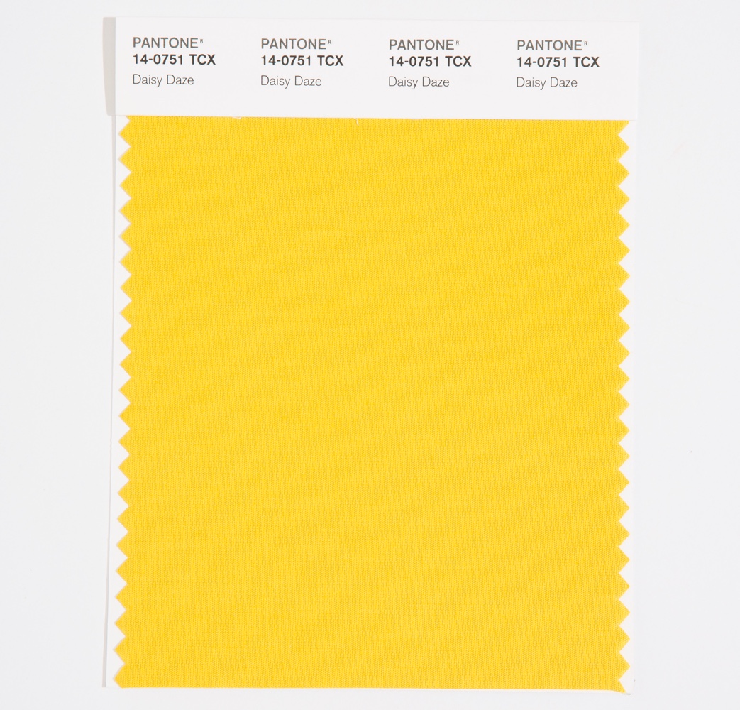 Pantone Cotton Swatch 14-0751 Daisy Daze