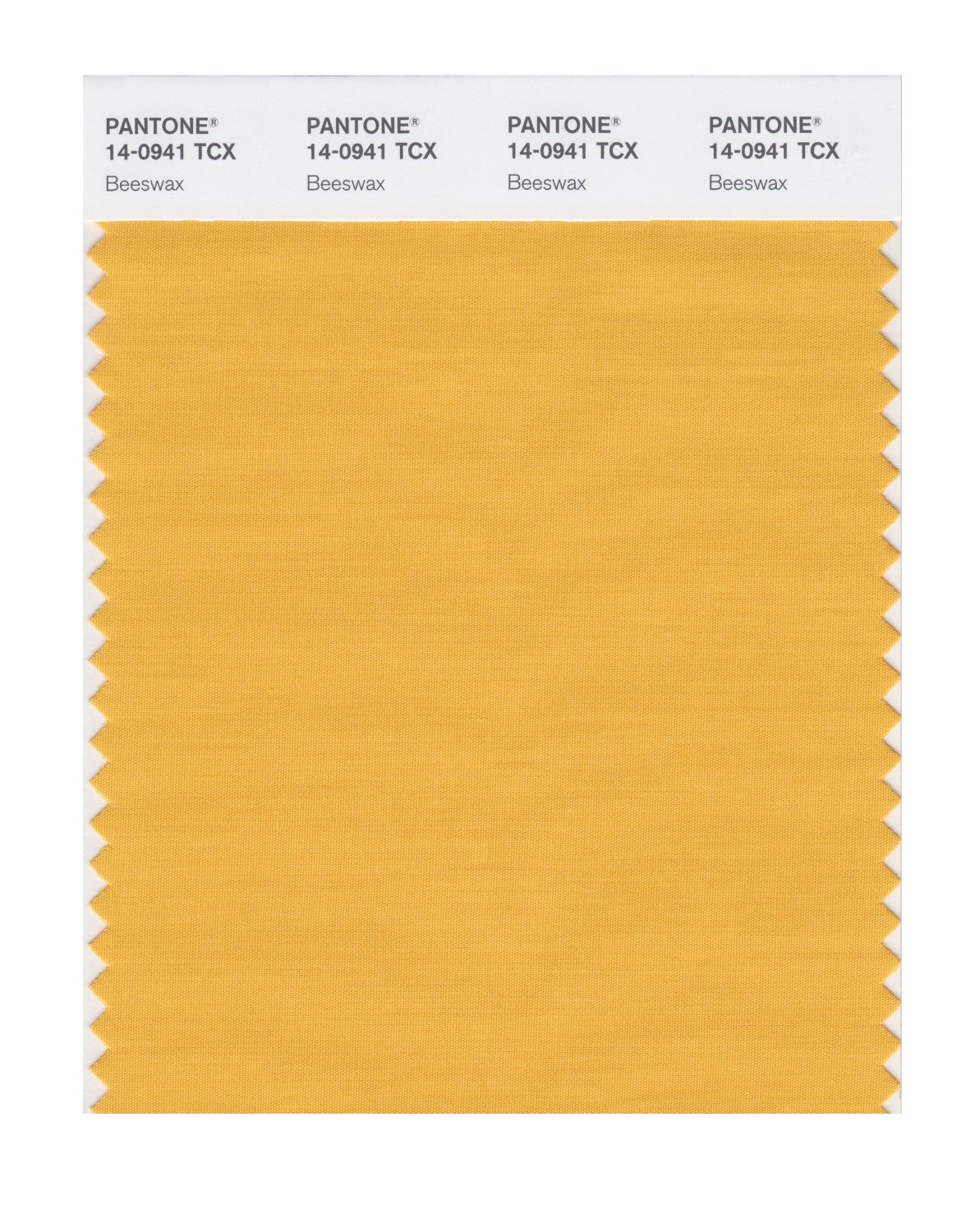 Pantone Cotton Swatch 14-0941 Beeswax