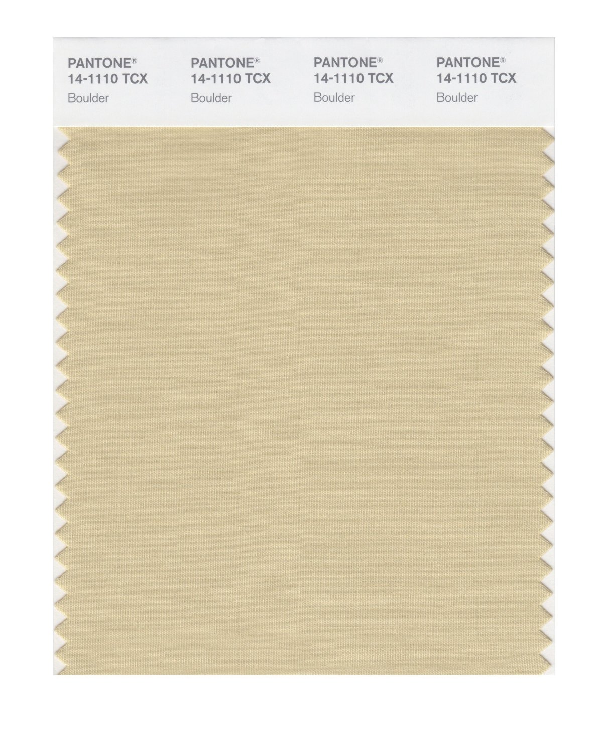 Pantone Cotton Swatch 14-1110 Boulder