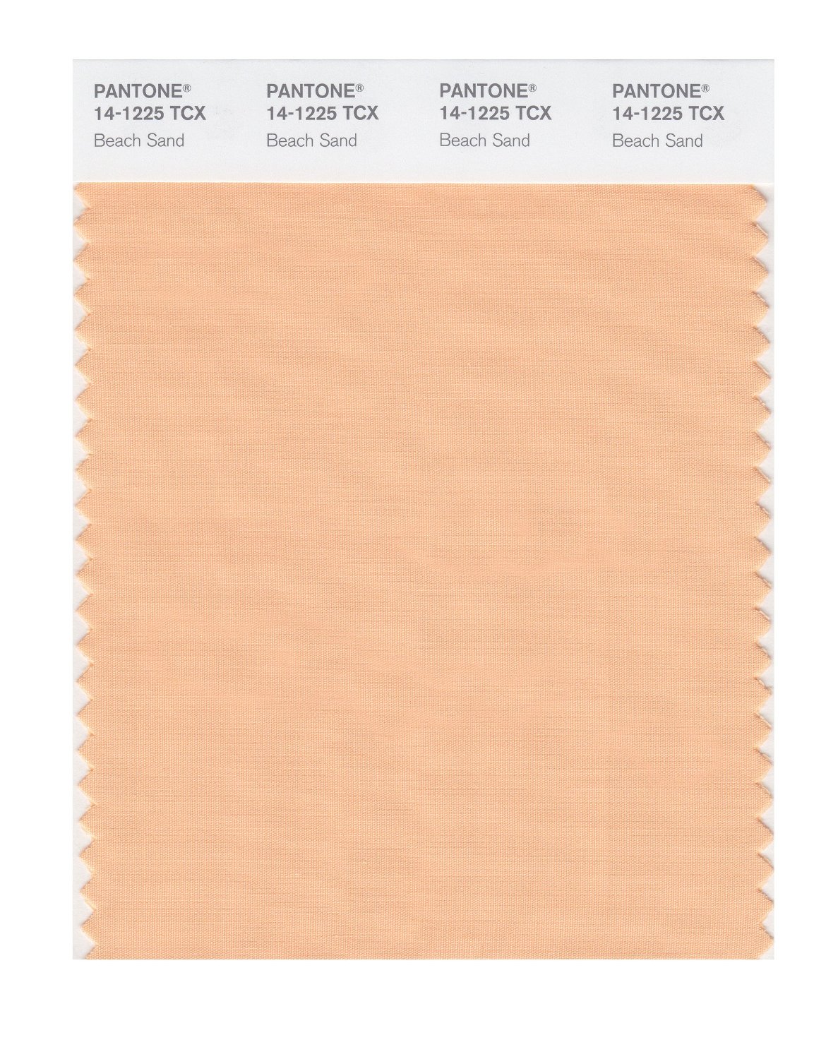 Pantone Cotton Swatch 14-1225 Beach Sand