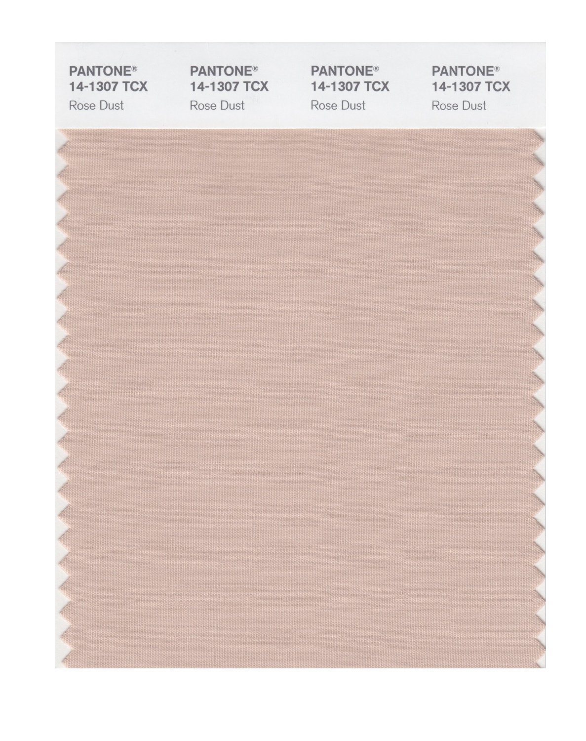 Pantone Cotton Swatch 14-1307 Rose Dust