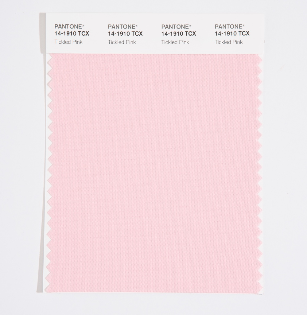 Pantone Cotton Swatch 14-1910 Tickled Pink