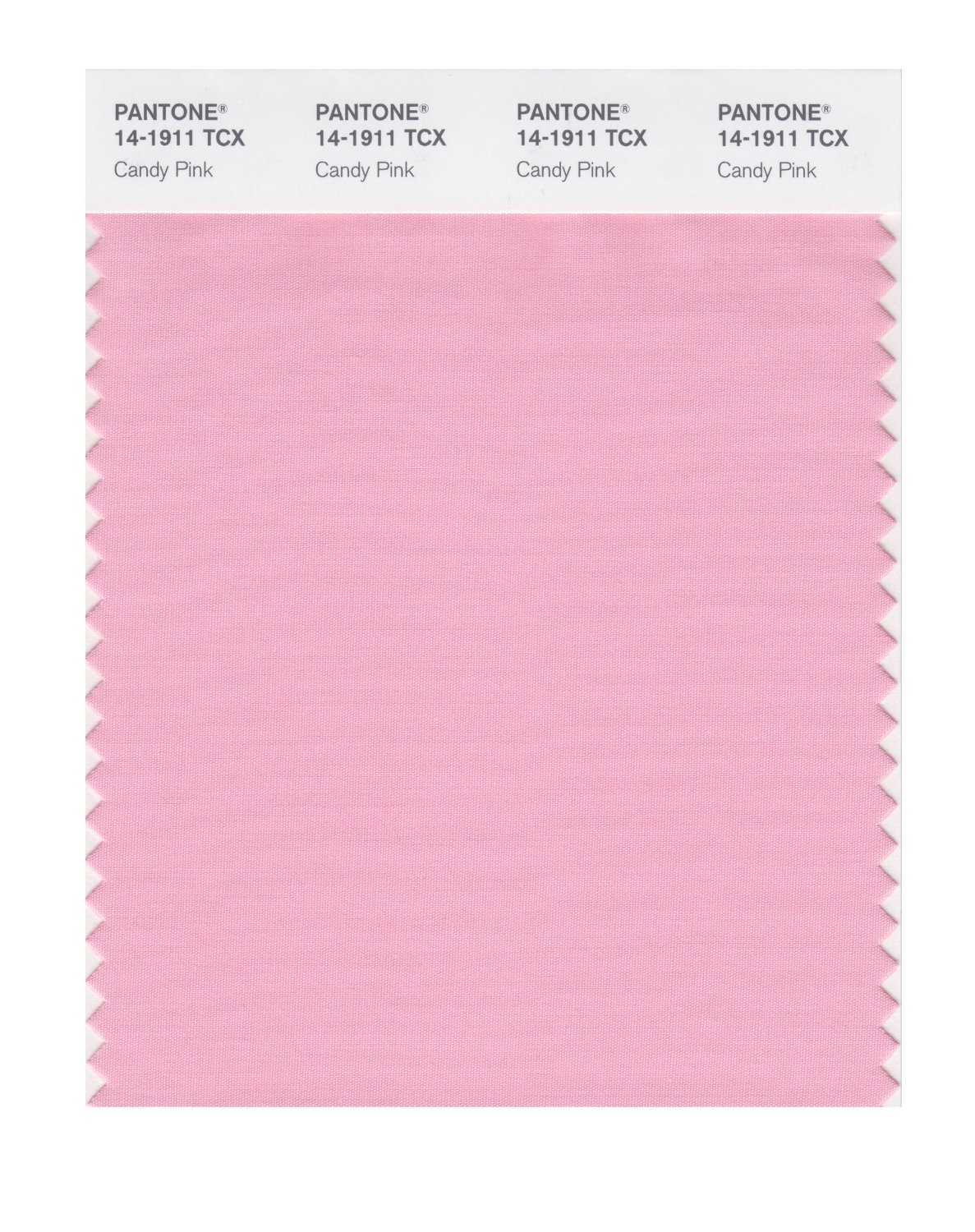 Pantone Cotton Swatch 14-1911 Candy Pink