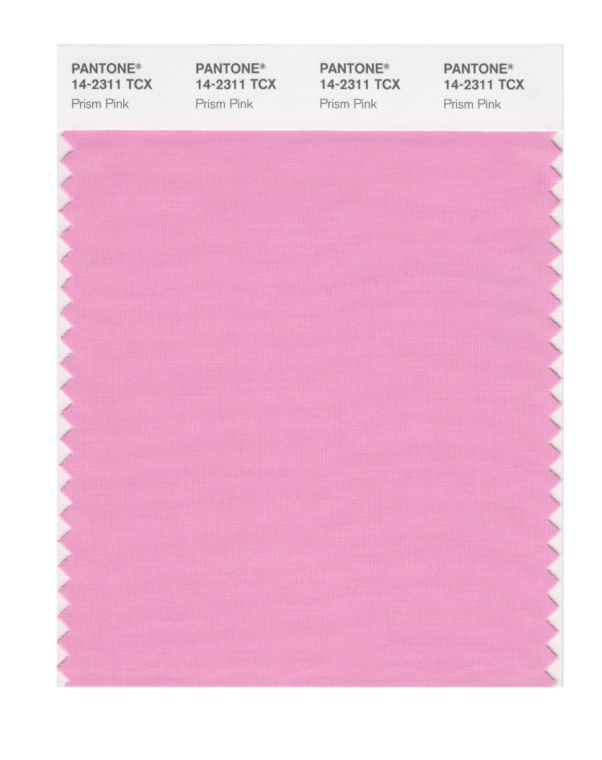 Pantone Cotton Swatch 14-2311 Prism Pink