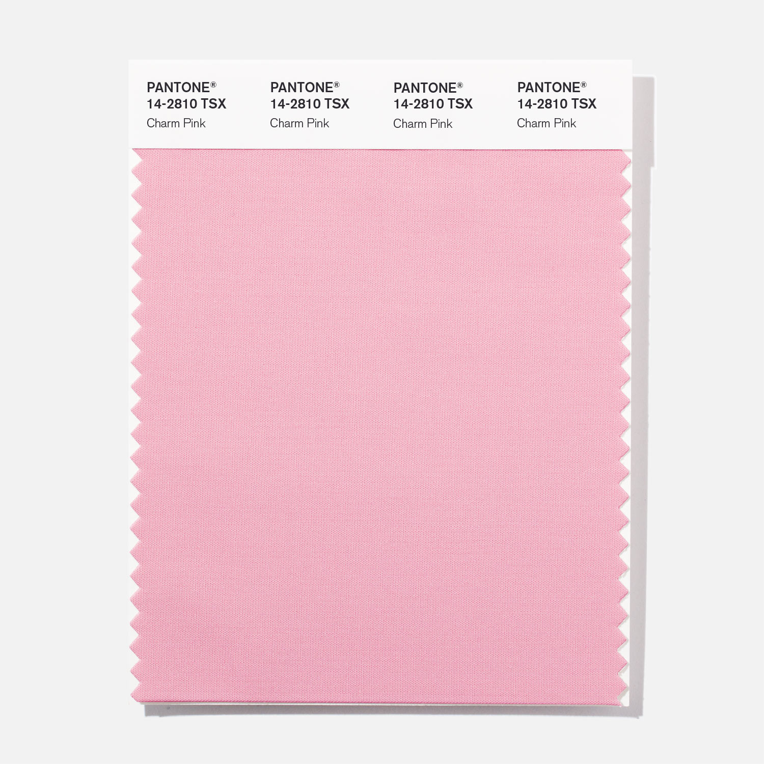 Pantone Polyester Swatch 14-2810 Charm Pink
