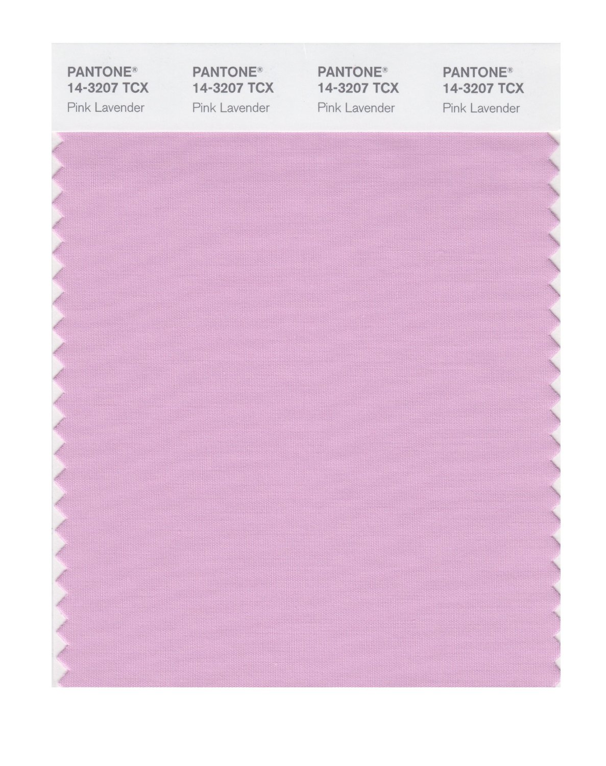 Pantone Cotton Swatch 14-3207 Pink Lavender