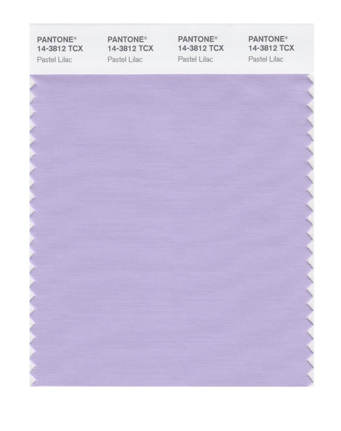 Pantone Cotton Swatch 14-3812 Pastel Lilac