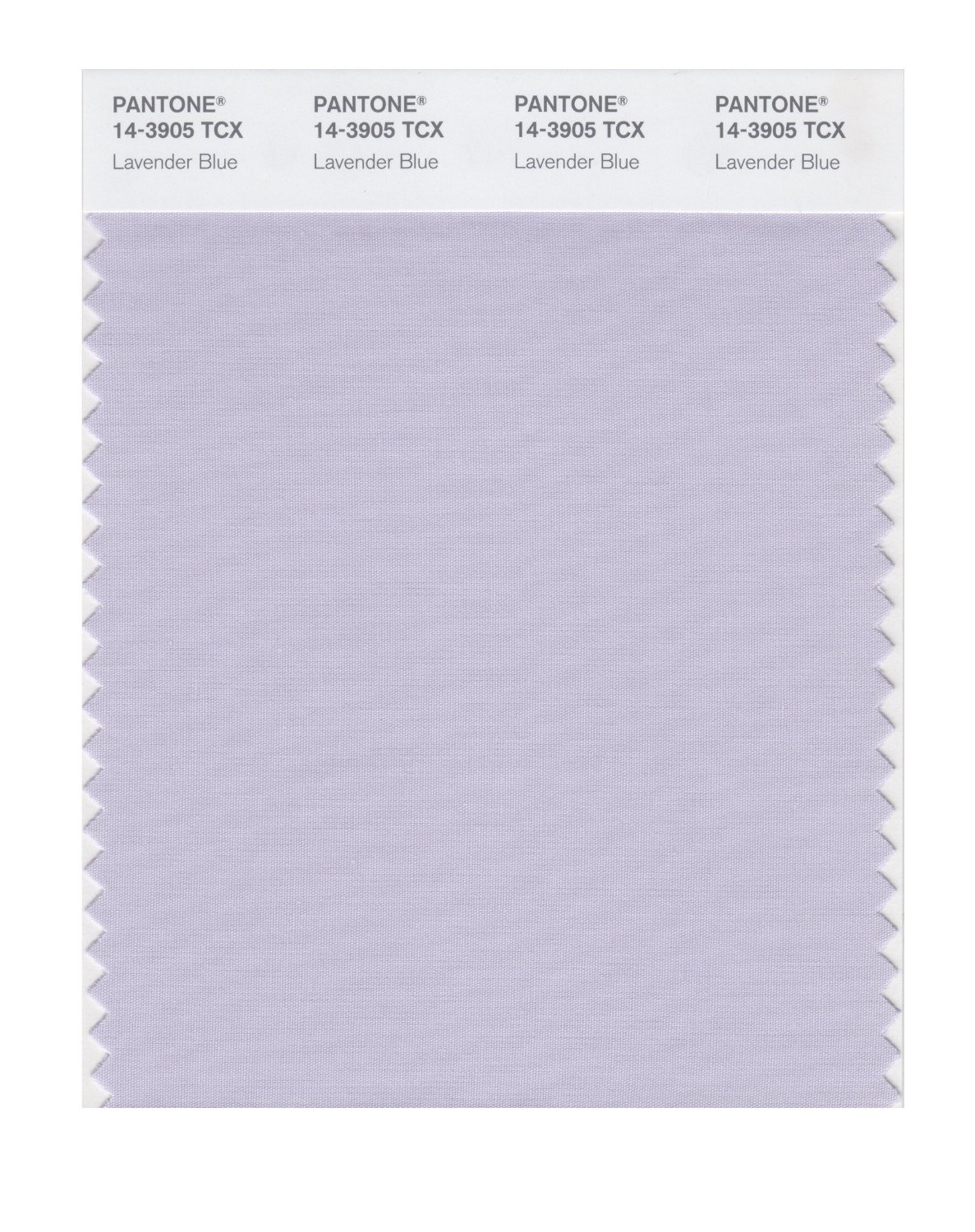 Pantone Cotton Swatch 14-3905 Lavender Blue