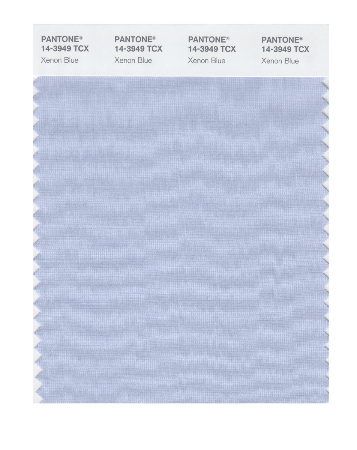 Pantone Cotton Swatch 14-3949 Xenon Blue