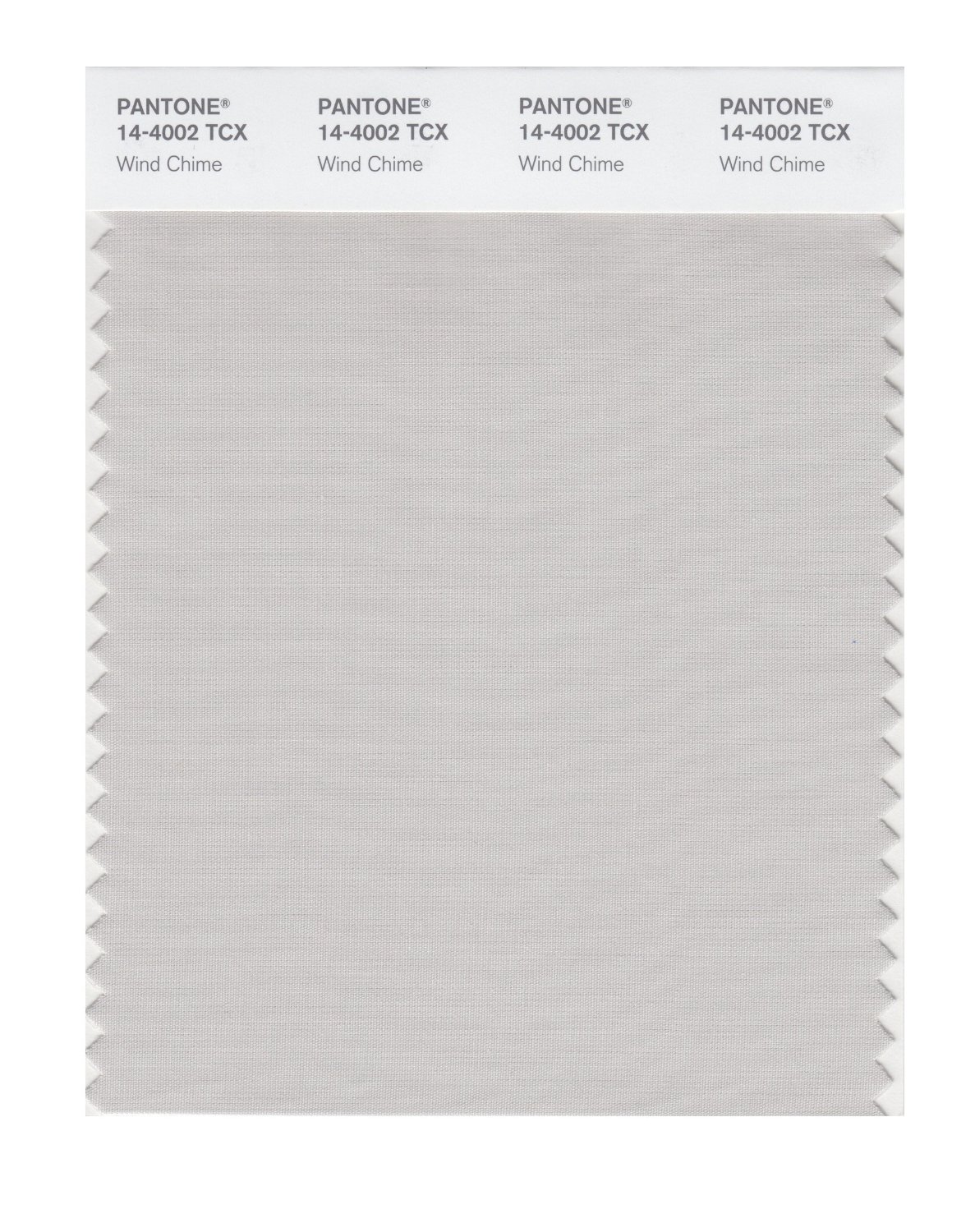 Pantone Cotton Swatch 14-4002 Wind Chime