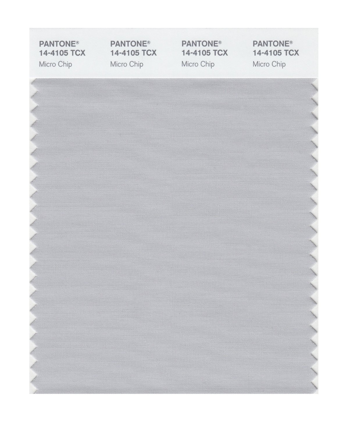 Pantone Cotton Swatch 14-4105 Micro Chip