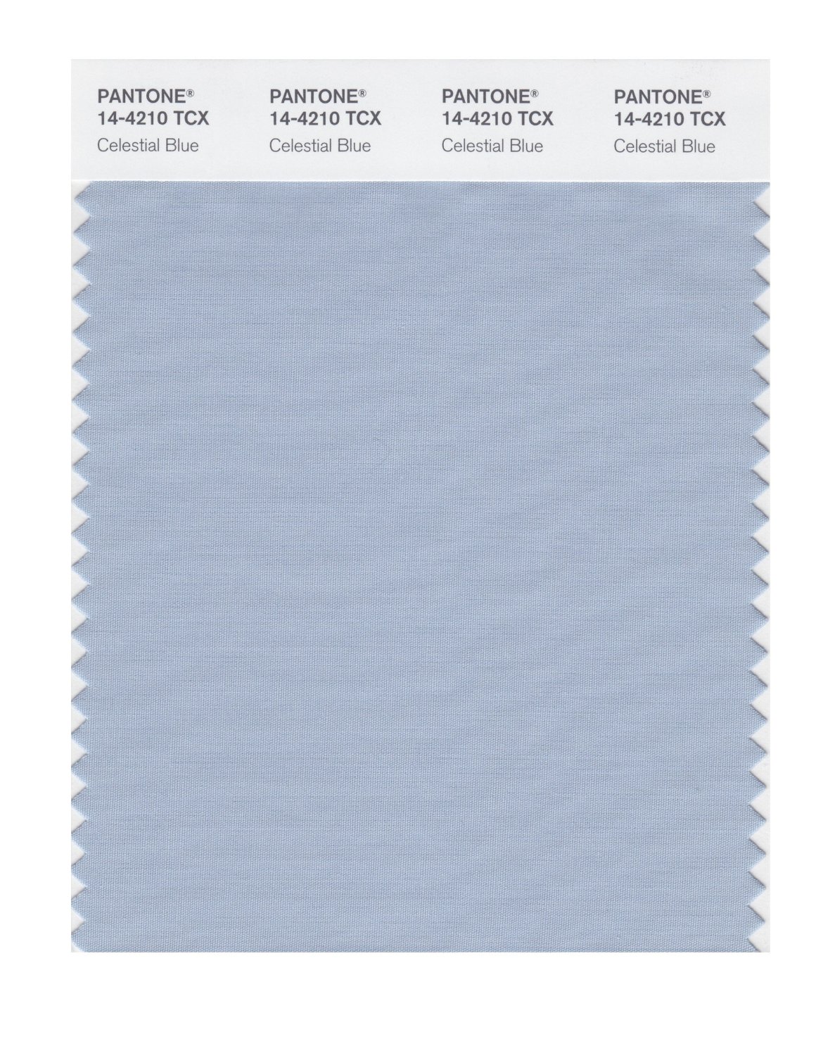 Pantone Cotton Swatch 14-4210 Celestial Blue