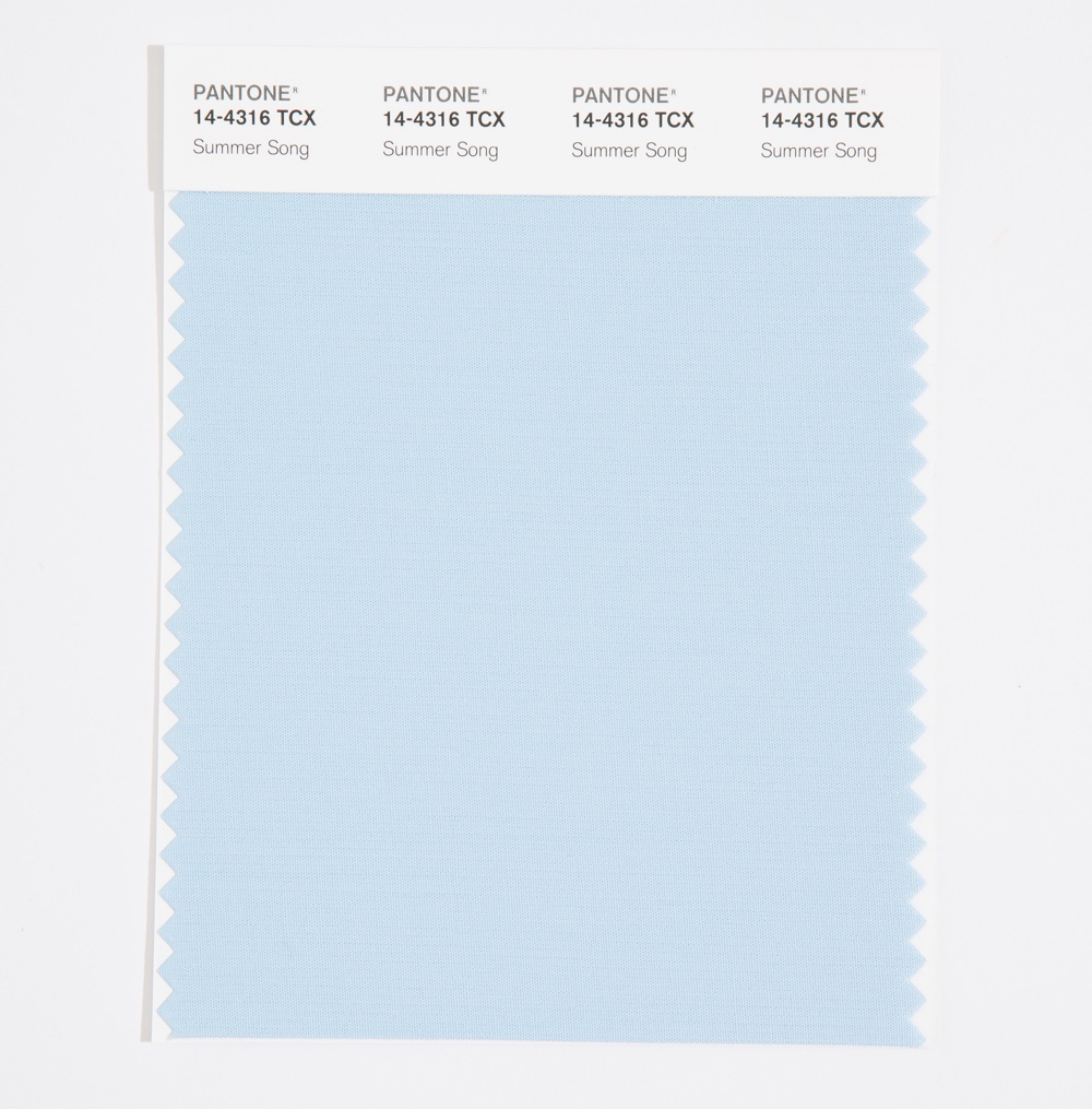 Pantone Cotton Swatch 14-4316 Summer Song